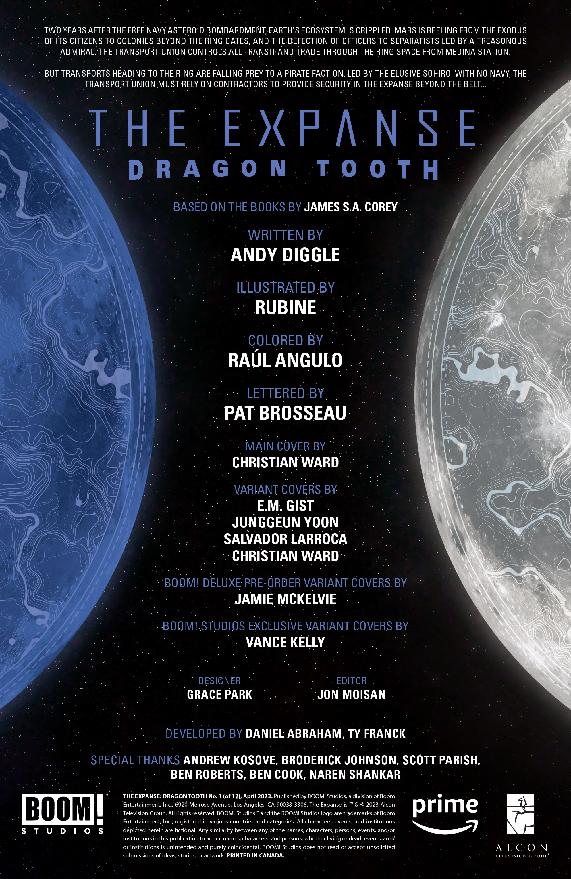Read online The Expanse: Dragon Tooth comic -  Issue #1 - 2