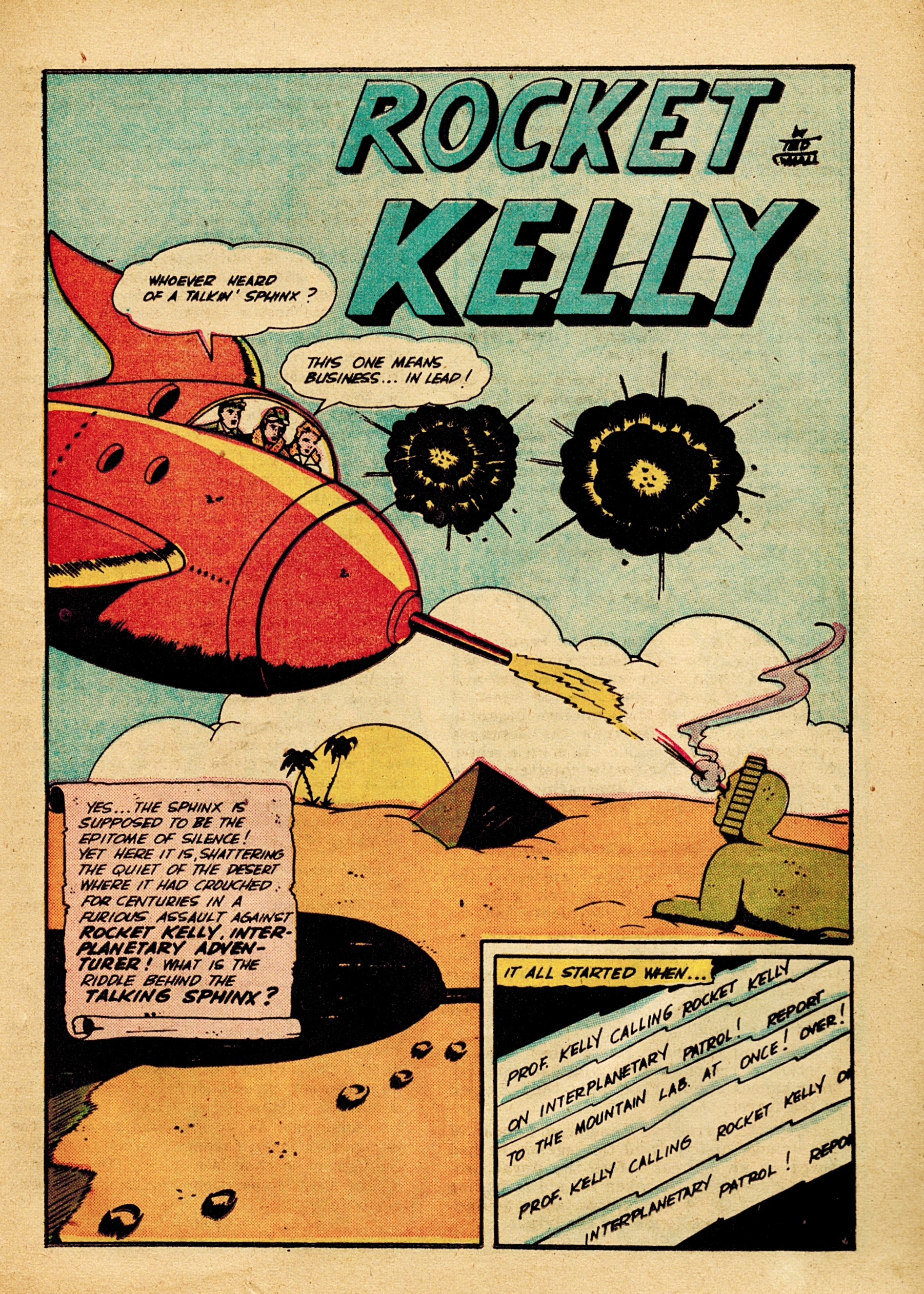 Read online Rocket Kelly (1945) comic -  Issue #3 - 17