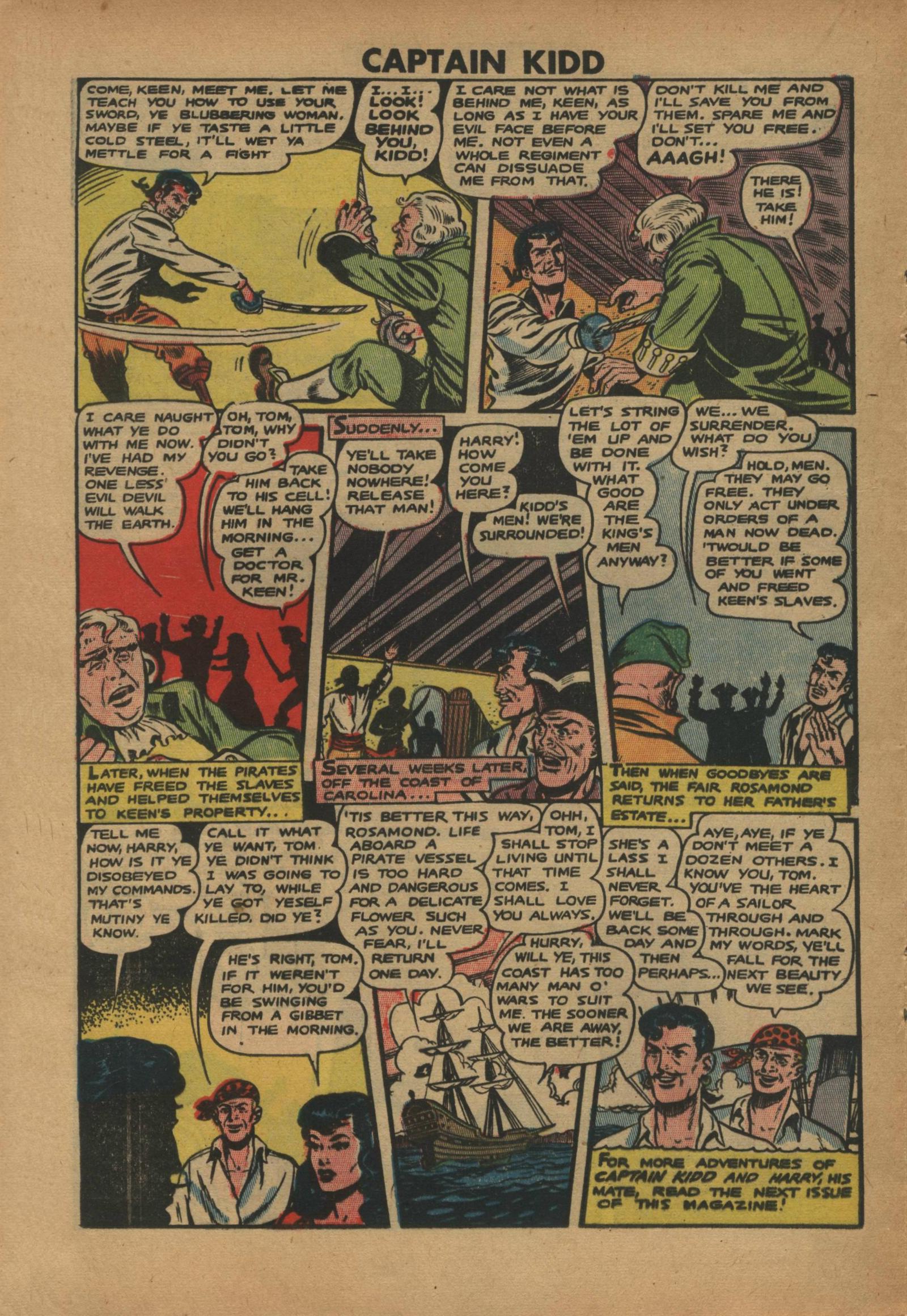 Read online Captain Kidd comic -  Issue #25 - 20