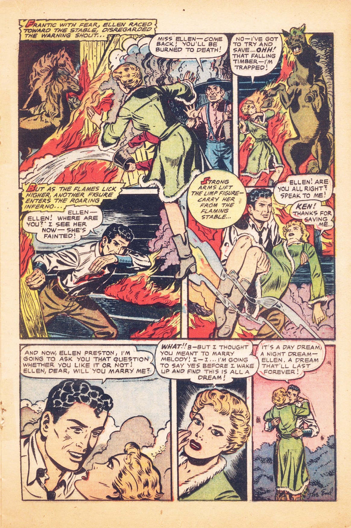 Read online Cowgirl Romances (1950) comic -  Issue #9 - 17