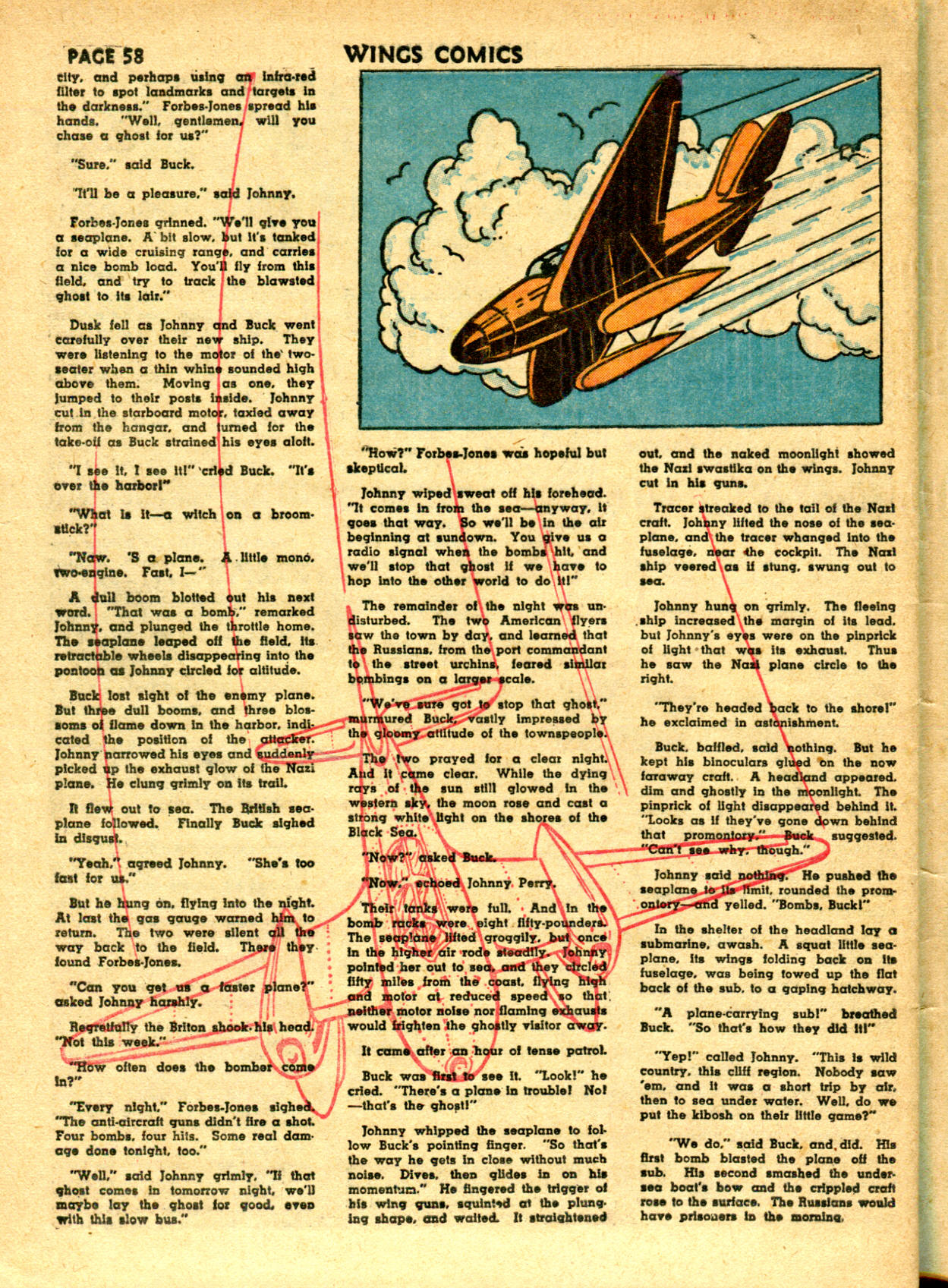 Read online Wings Comics comic -  Issue #19 - 61