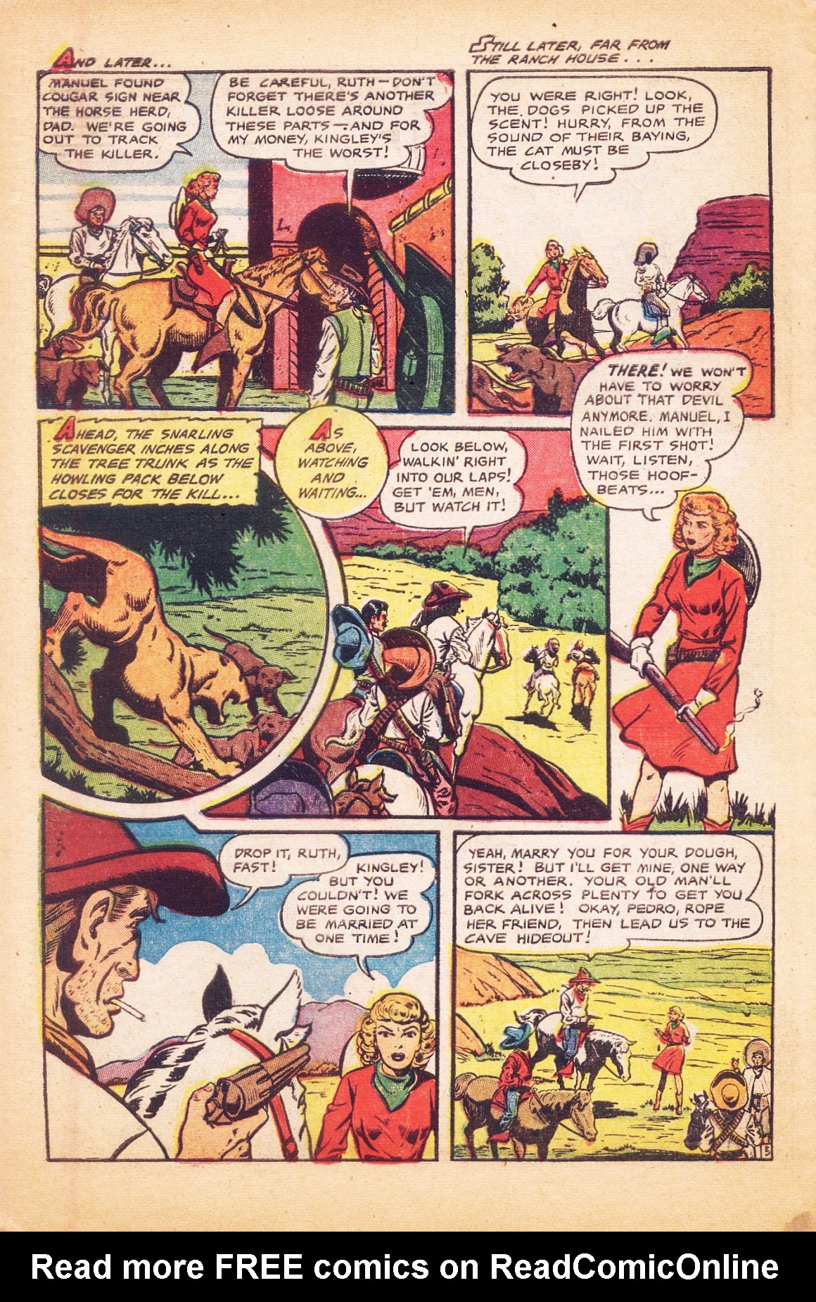 Read online Cowgirl Romances (1950) comic -  Issue #9 - 30