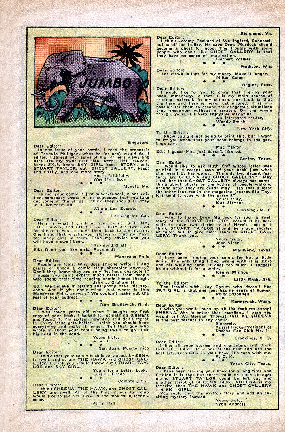 Read online Jumbo Comics comic -  Issue #106 - 36
