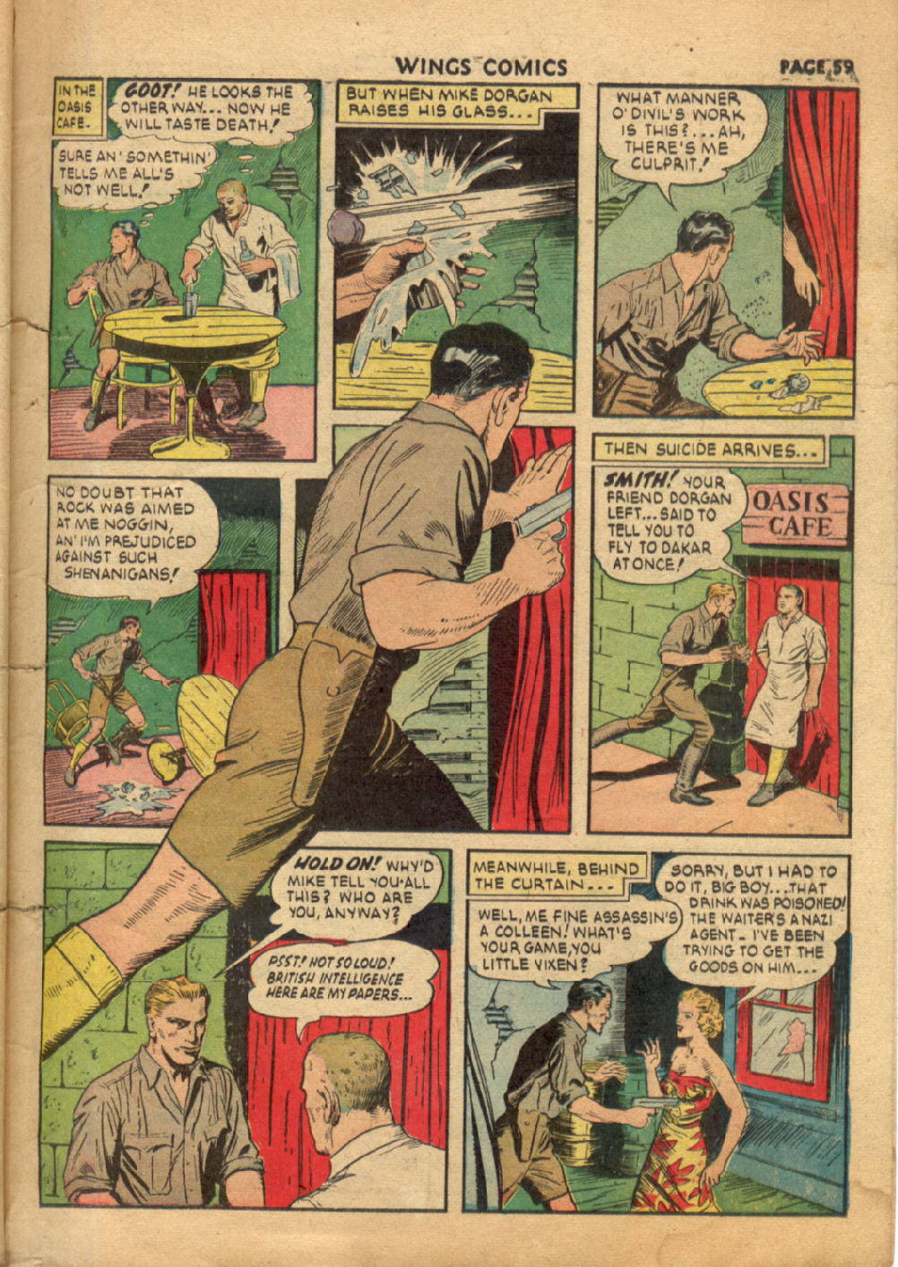 Read online Wings Comics comic -  Issue #21 - 61