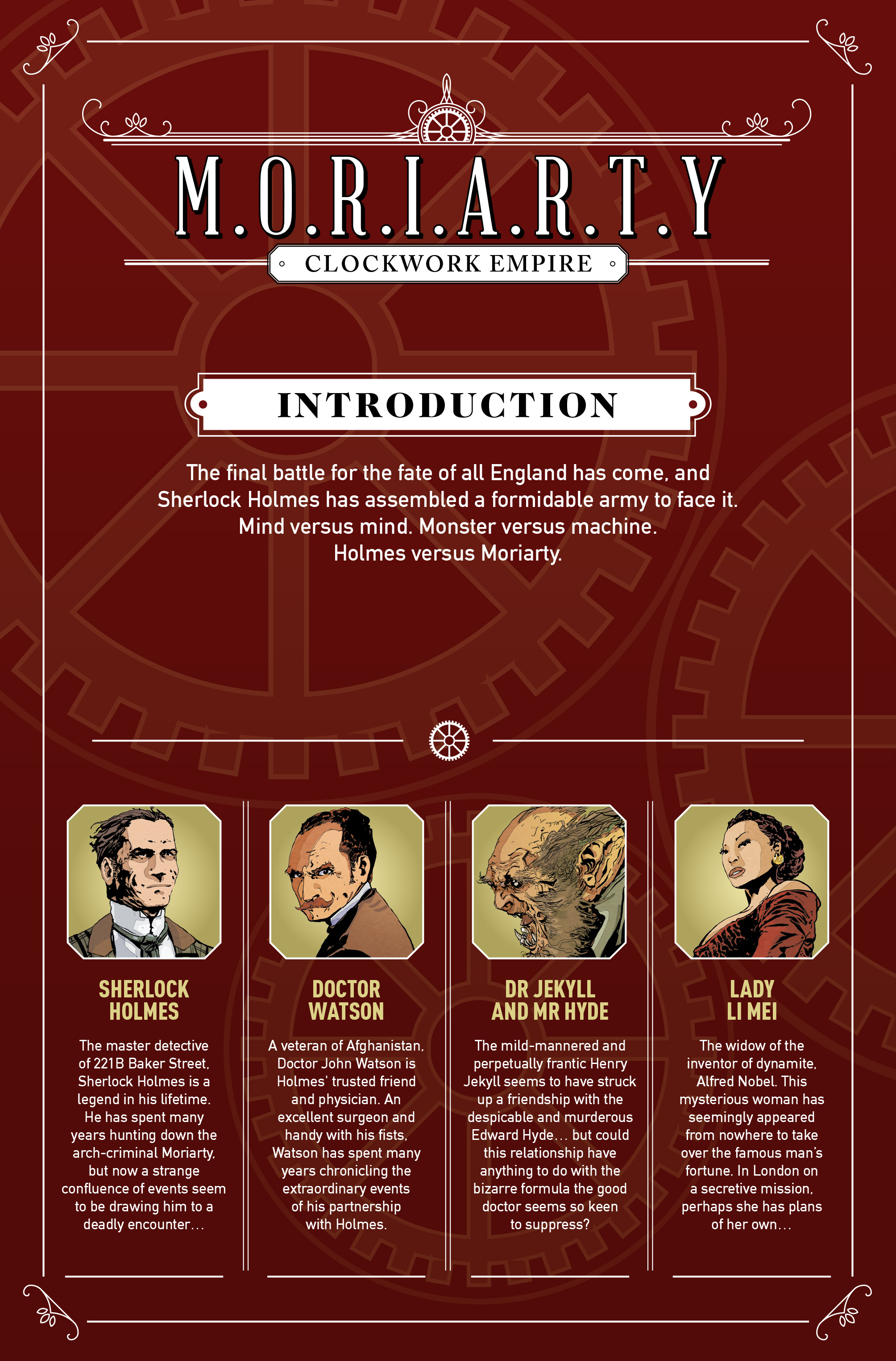 Read online M.O.R.I.A.R.T.Y : The Clockwork Empire comic -  Issue #4 - 5