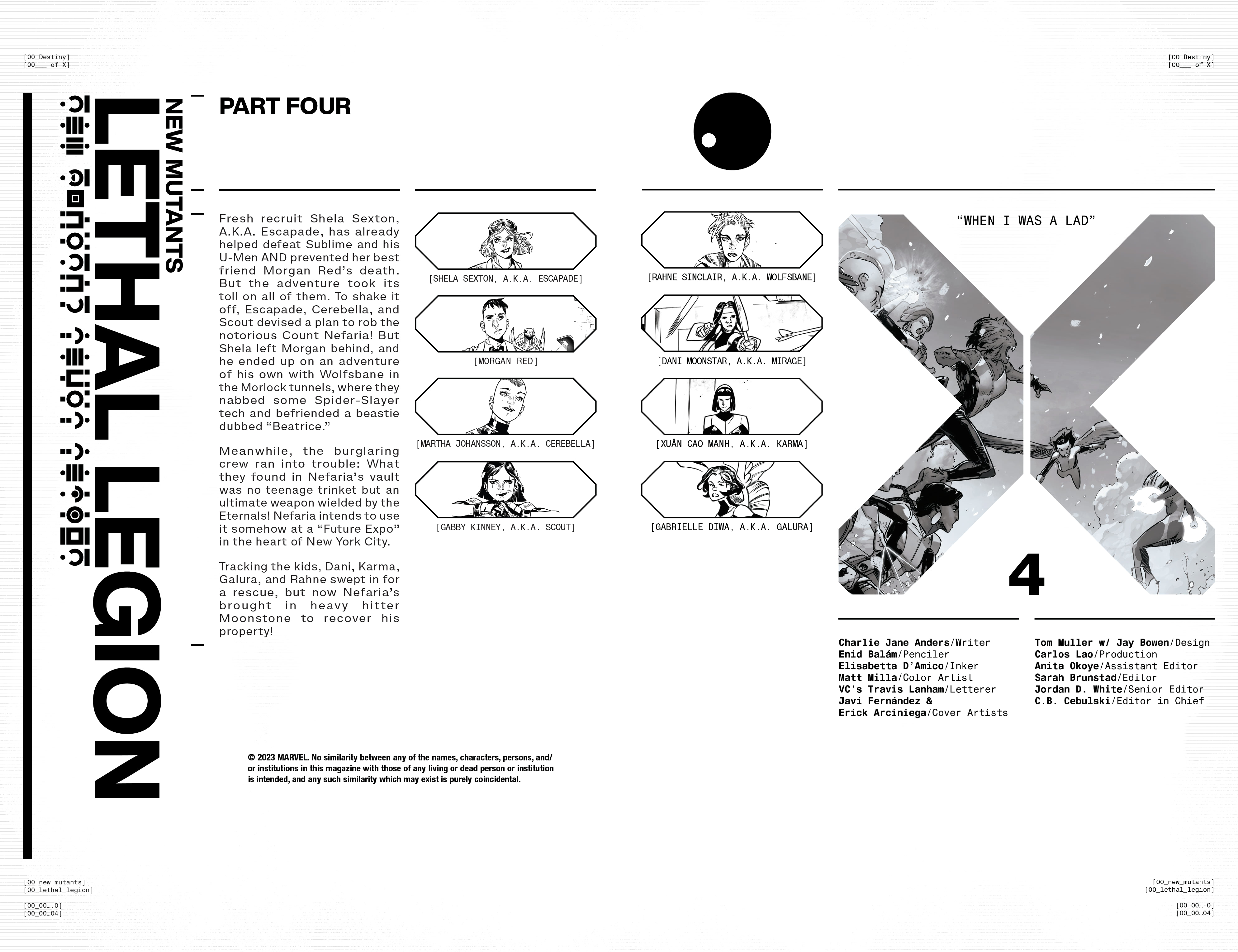 Read online New Mutants Lethal Legion comic -  Issue #4 - 6