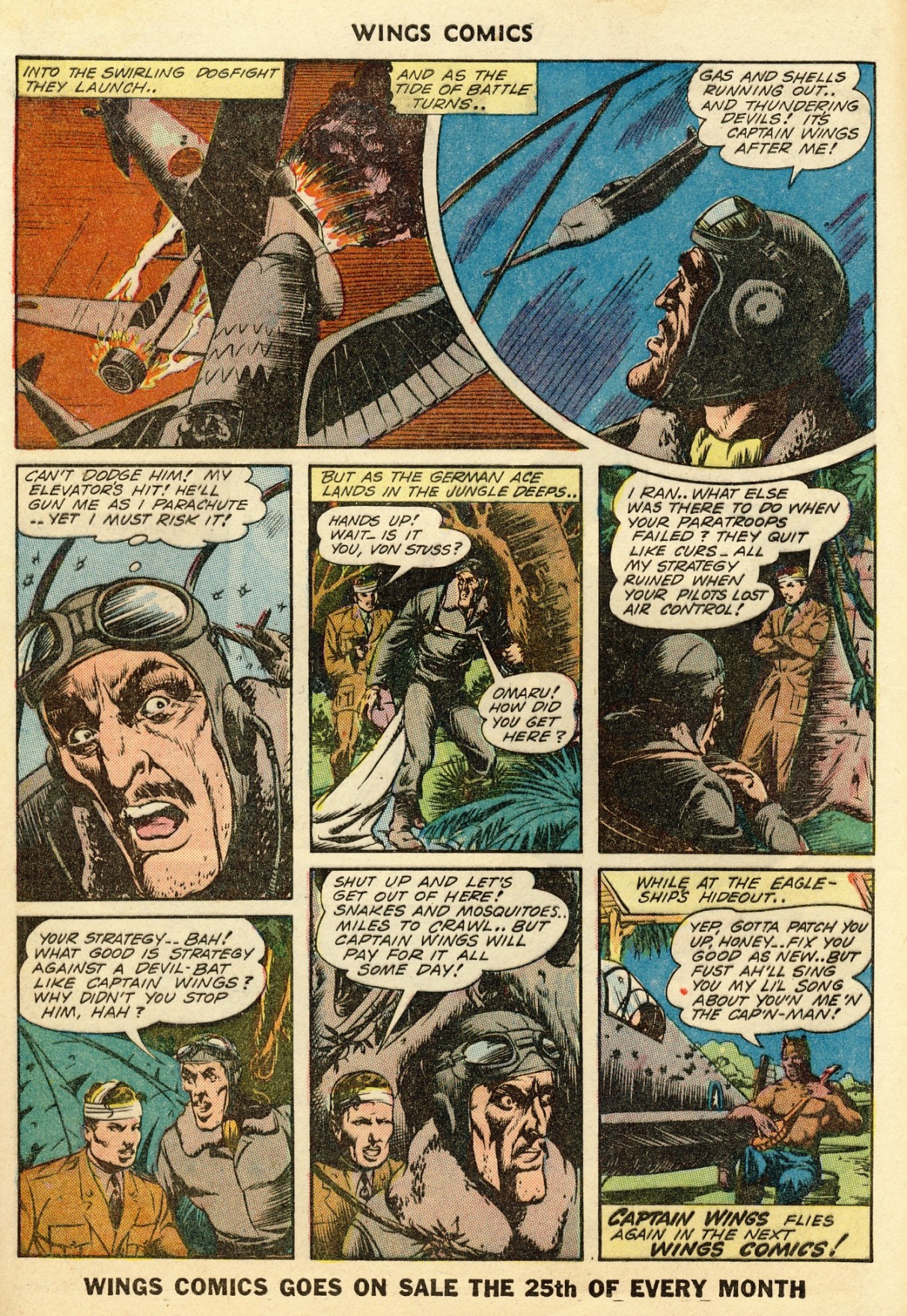 Read online Wings Comics comic -  Issue #36 - 12