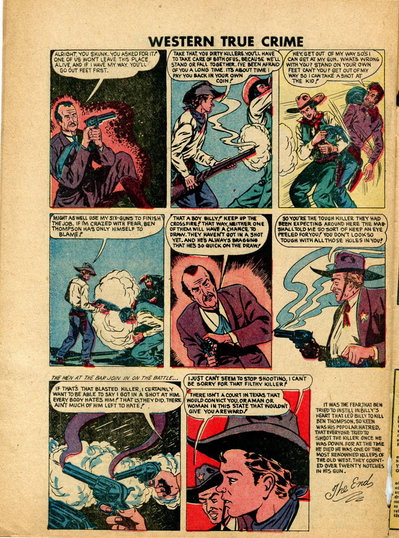 Read online Western True Crime comic -  Issue #5 - 32