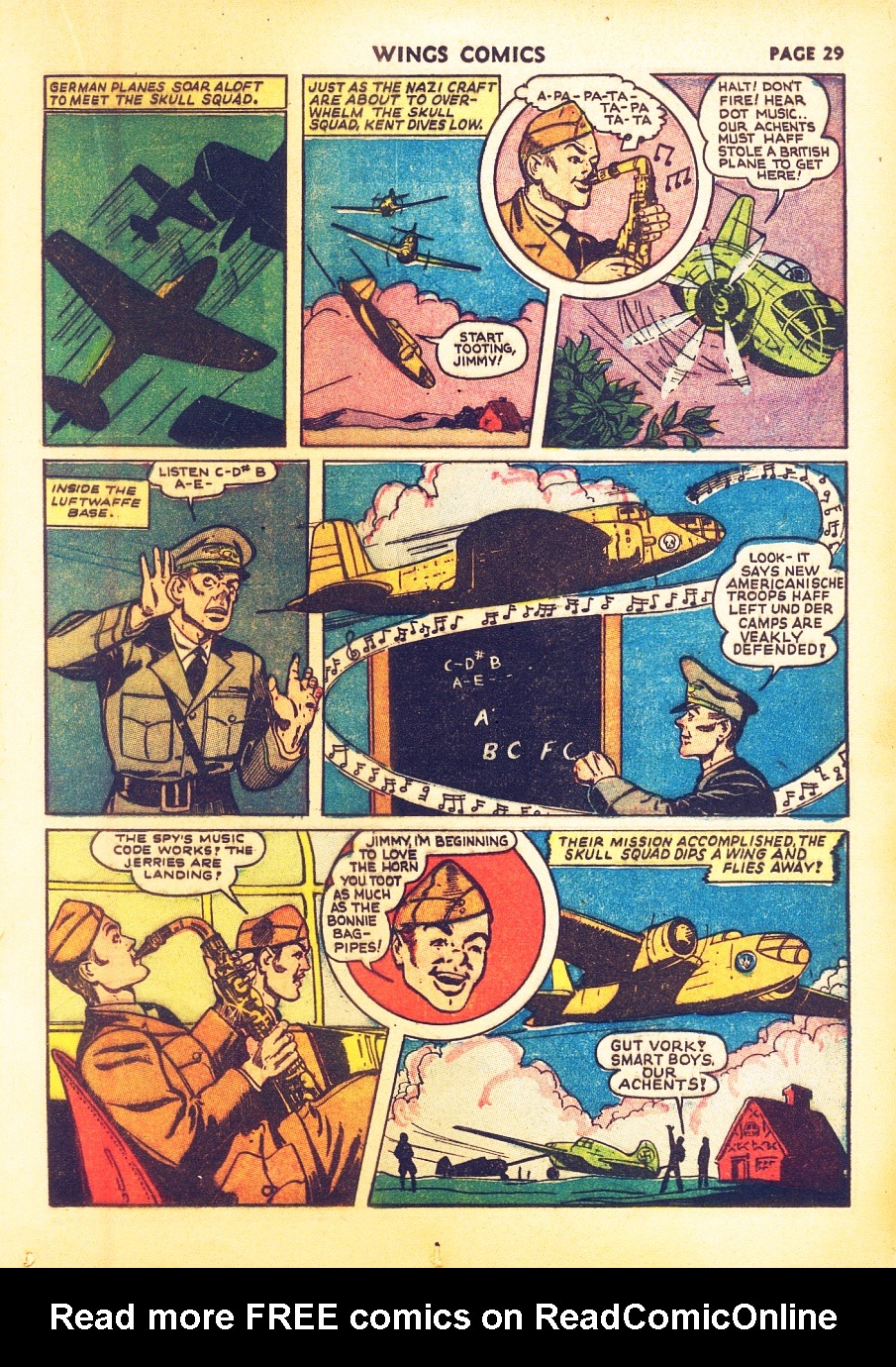 Read online Wings Comics comic -  Issue #28 - 32