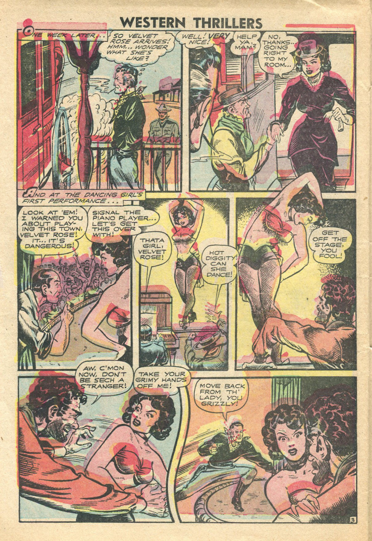 Read online Western Thrillers (1948) comic -  Issue #1 - 4