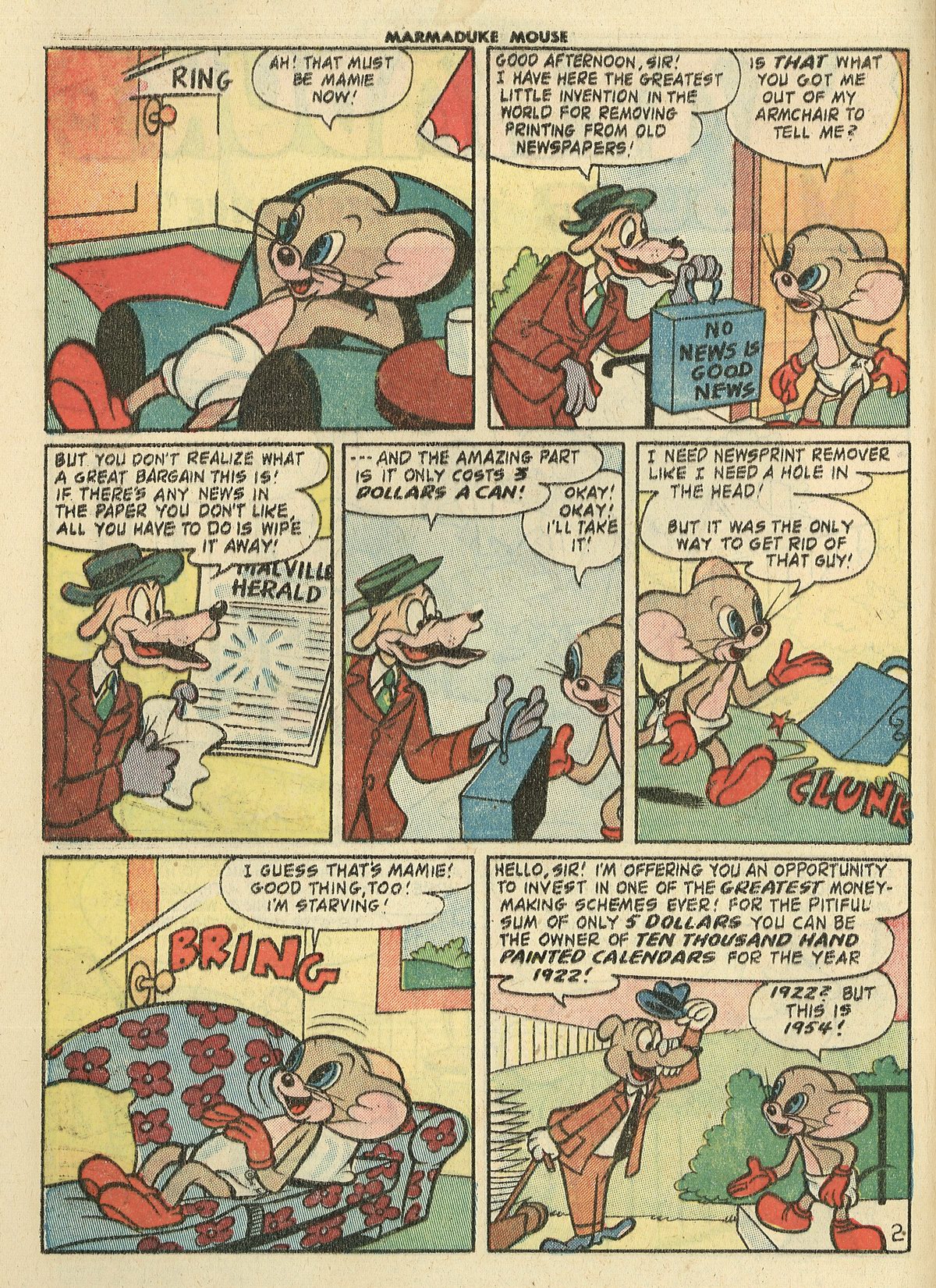 Read online Marmaduke Mouse comic -  Issue #49 - 4