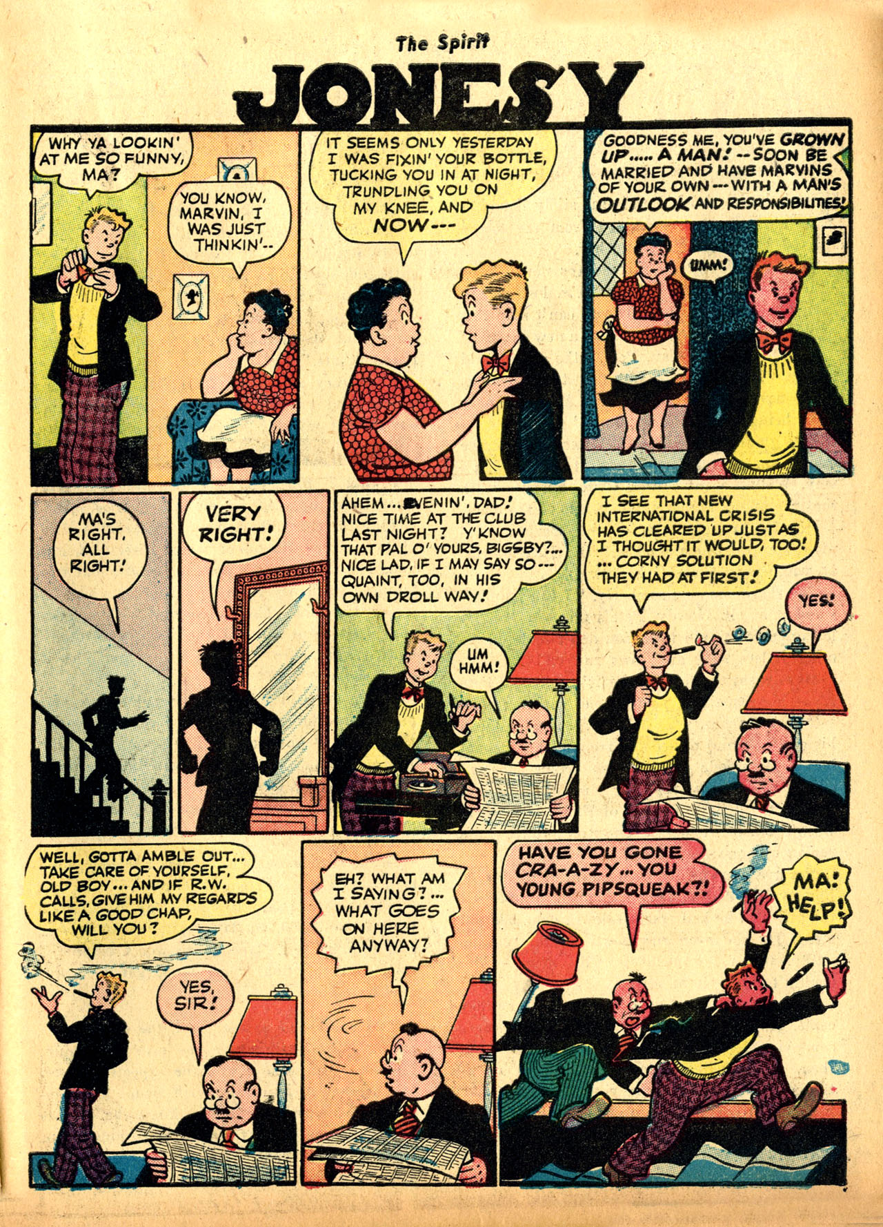 Read online The Spirit (1944) comic -  Issue #6 - 39