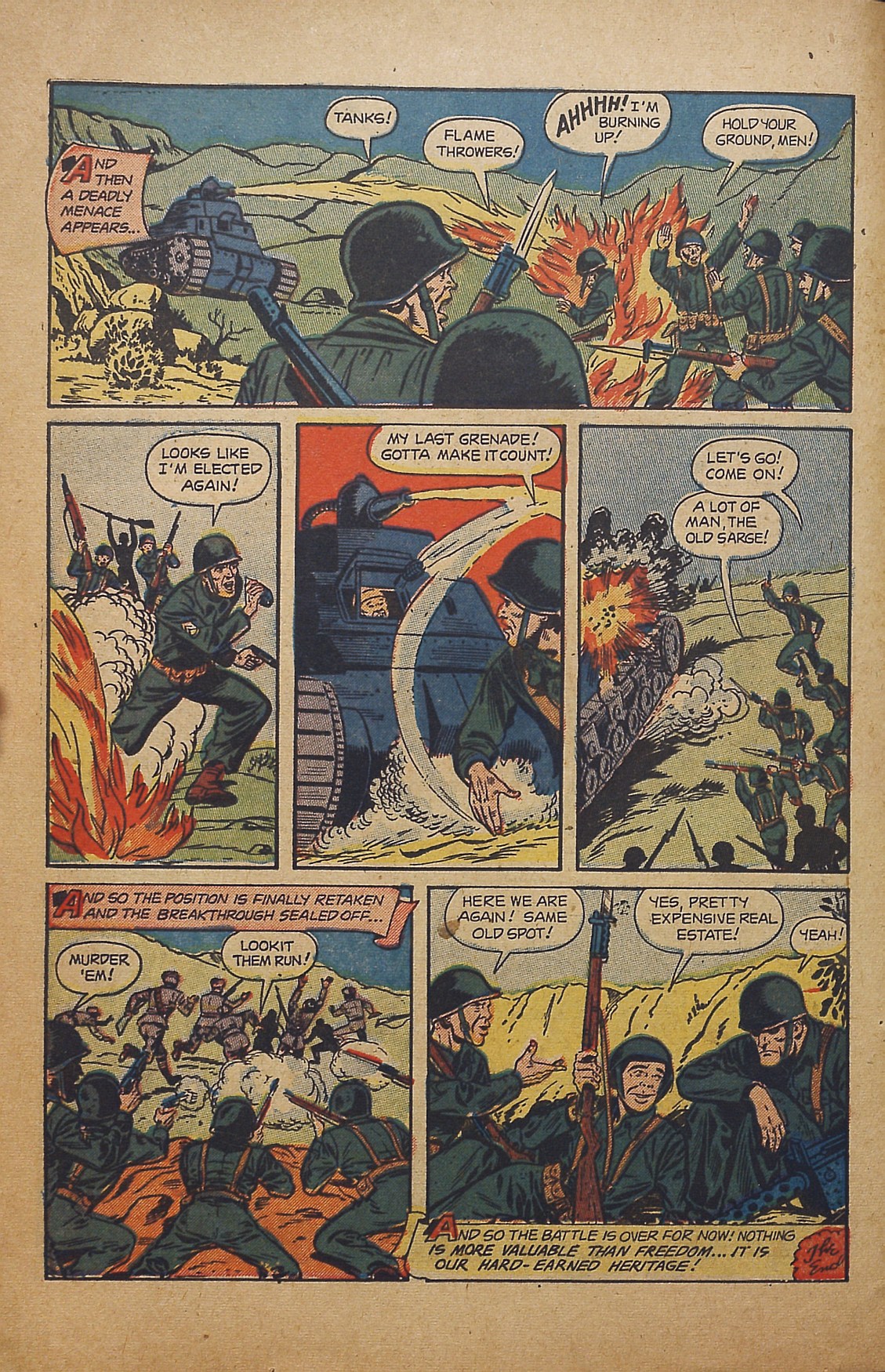 Read online G-I in Battle (1952) comic -  Issue #5 - 10