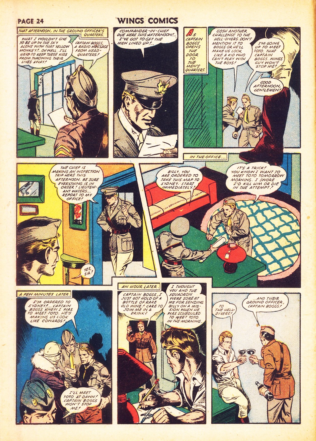 Read online Wings Comics comic -  Issue #24 - 26