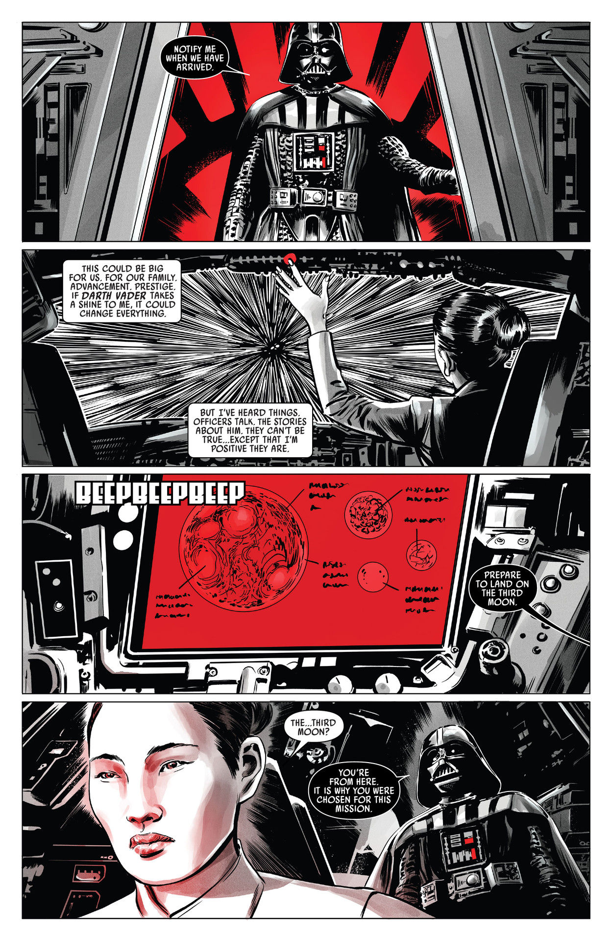Read online Star Wars: Darth Vader - Black, White & Red comic -  Issue #3 - 22
