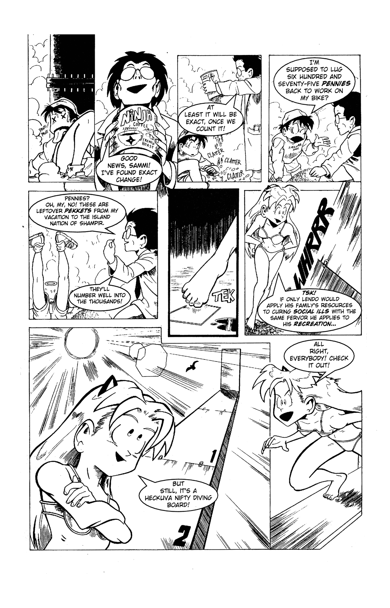 Read online Ninja High School Summer Special comic -  Issue # Full - 10