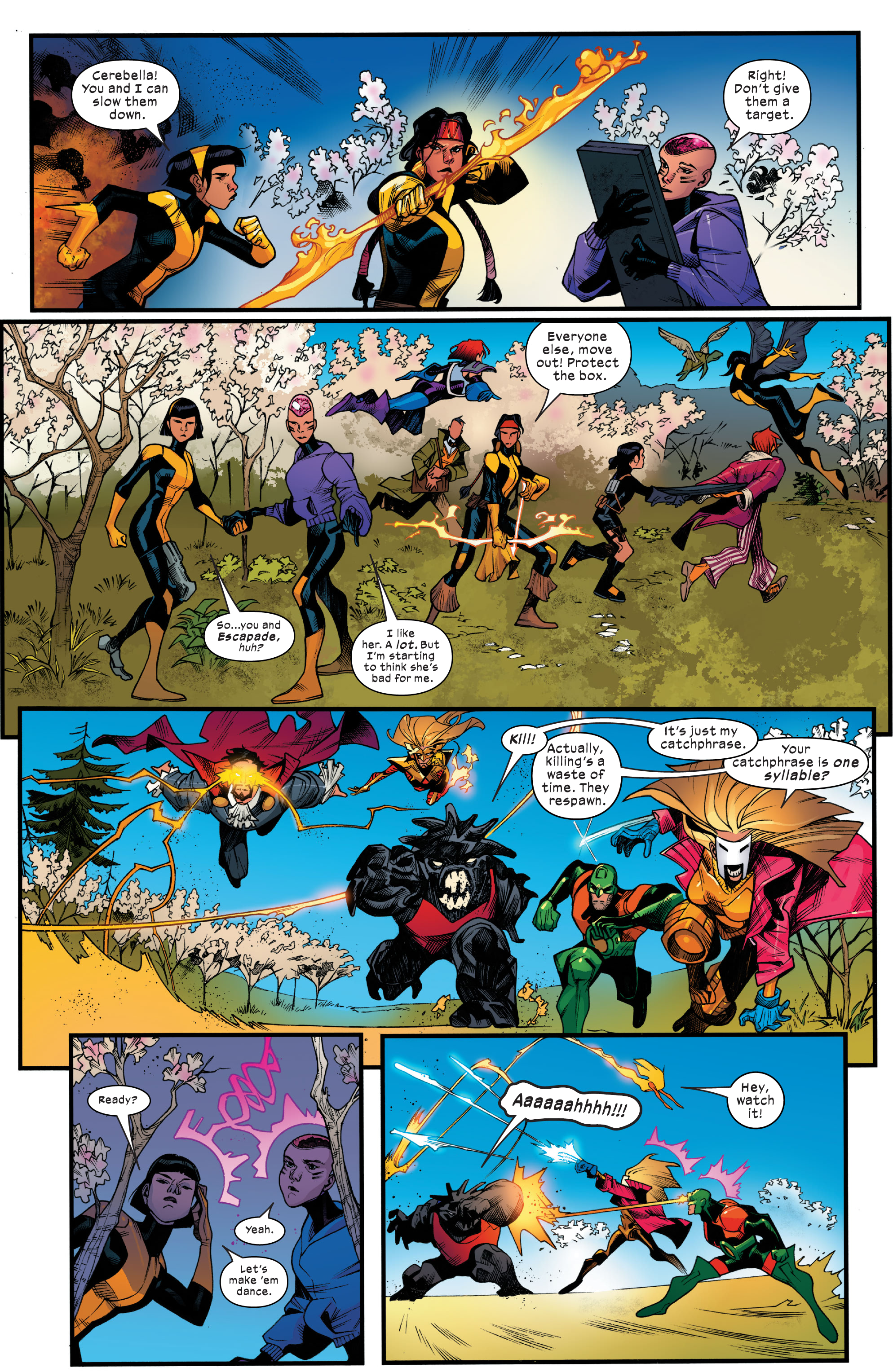 Read online New Mutants Lethal Legion comic -  Issue #4 - 4