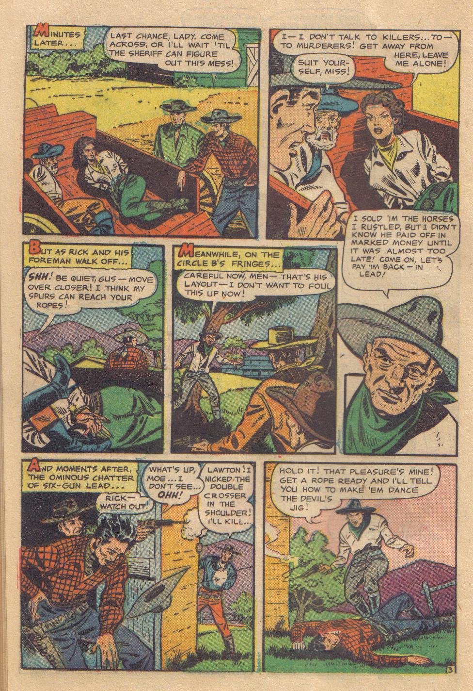 Read online Cowgirl Romances (1950) comic -  Issue #6 - 16