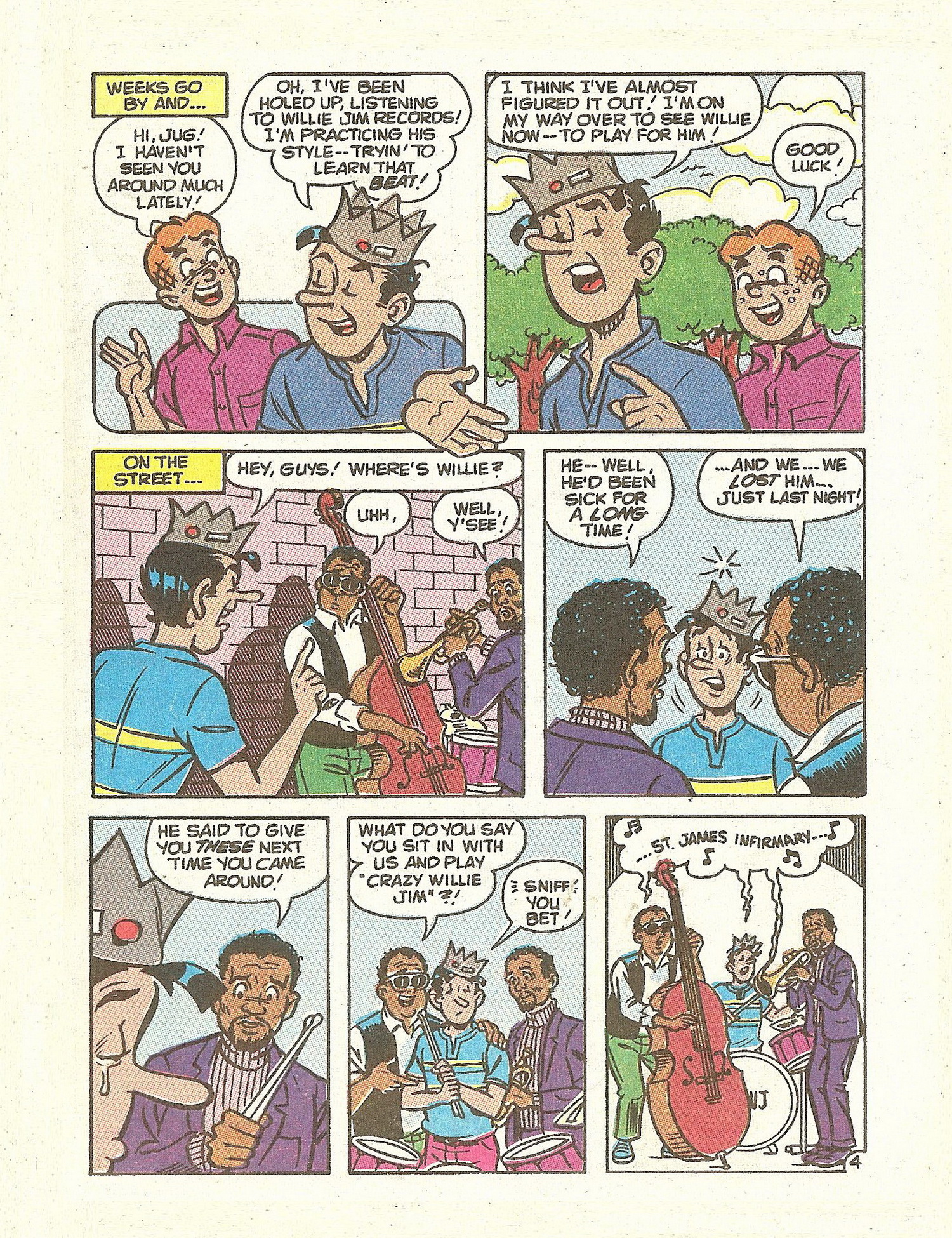 Read online Jughead Jones Comics Digest comic -  Issue #77 - 61