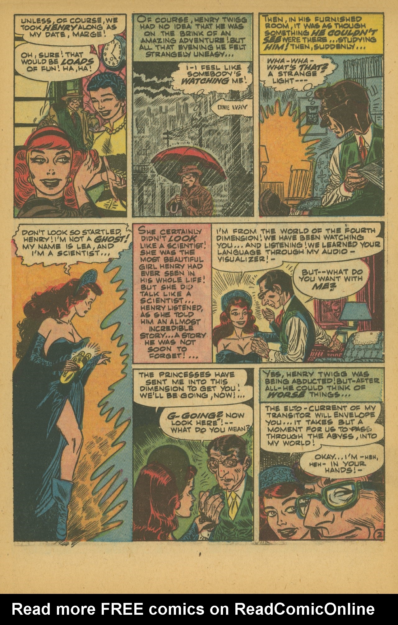 Read online Strange Worlds (1950) comic -  Issue #8 - 21
