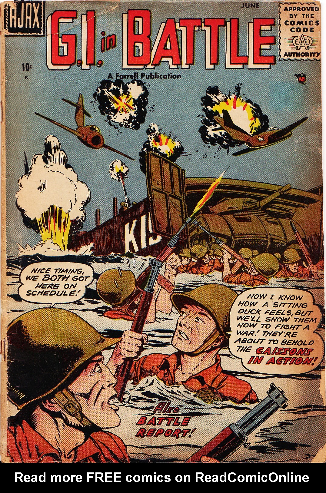 Read online G.I. in Battle (1957) comic -  Issue #2 - 1