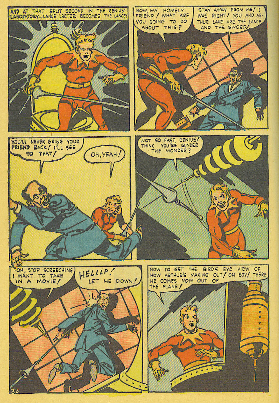 Read online Super-Mystery Comics comic -  Issue #24 - 39
