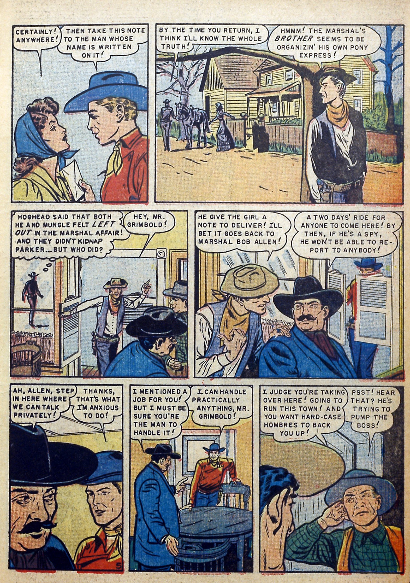Read online Gunsmoke Trail comic -  Issue #4 - 9