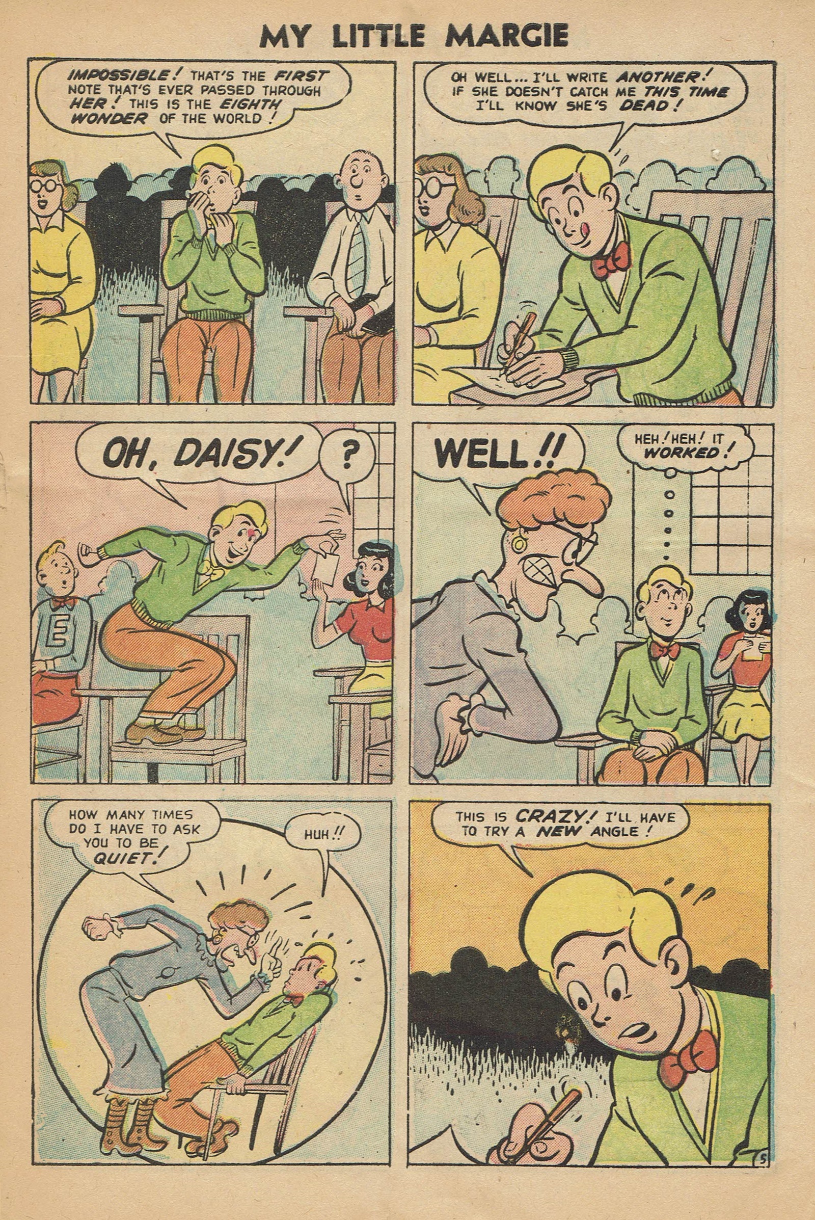 Read online My Little Margie (1954) comic -  Issue #9 - 32
