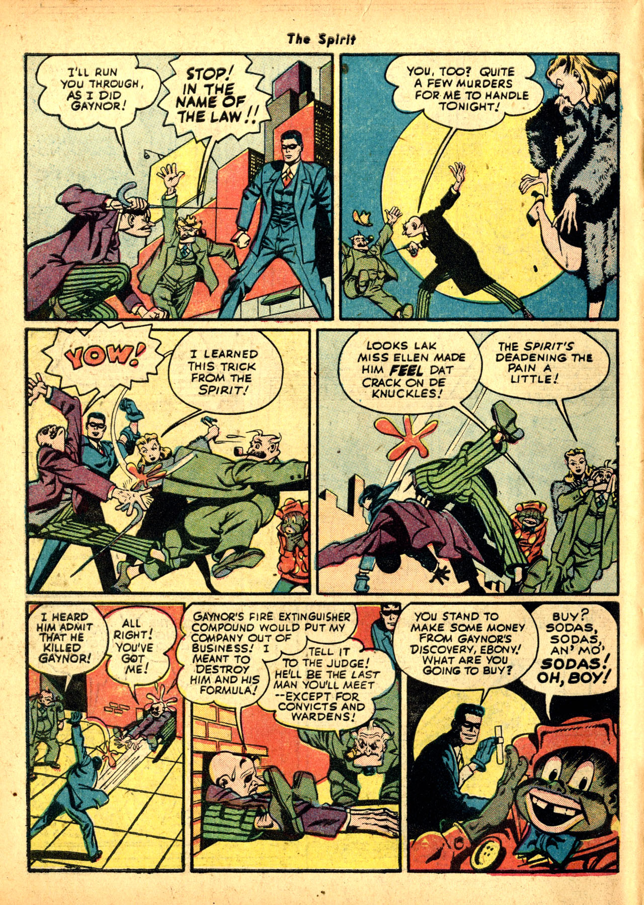 Read online The Spirit (1944) comic -  Issue #6 - 50