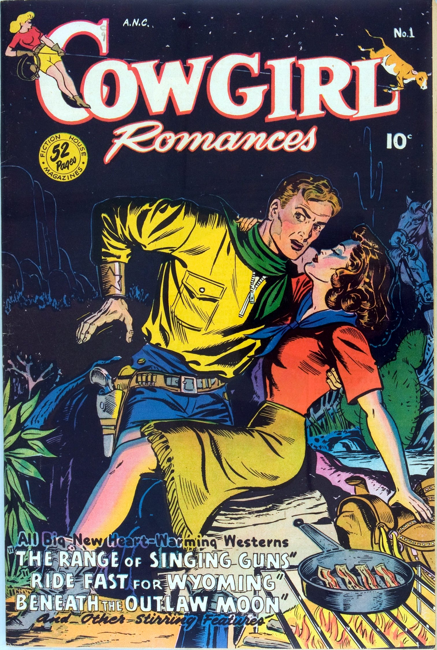 Read online Cowgirl Romances (1950) comic -  Issue #1 - 1