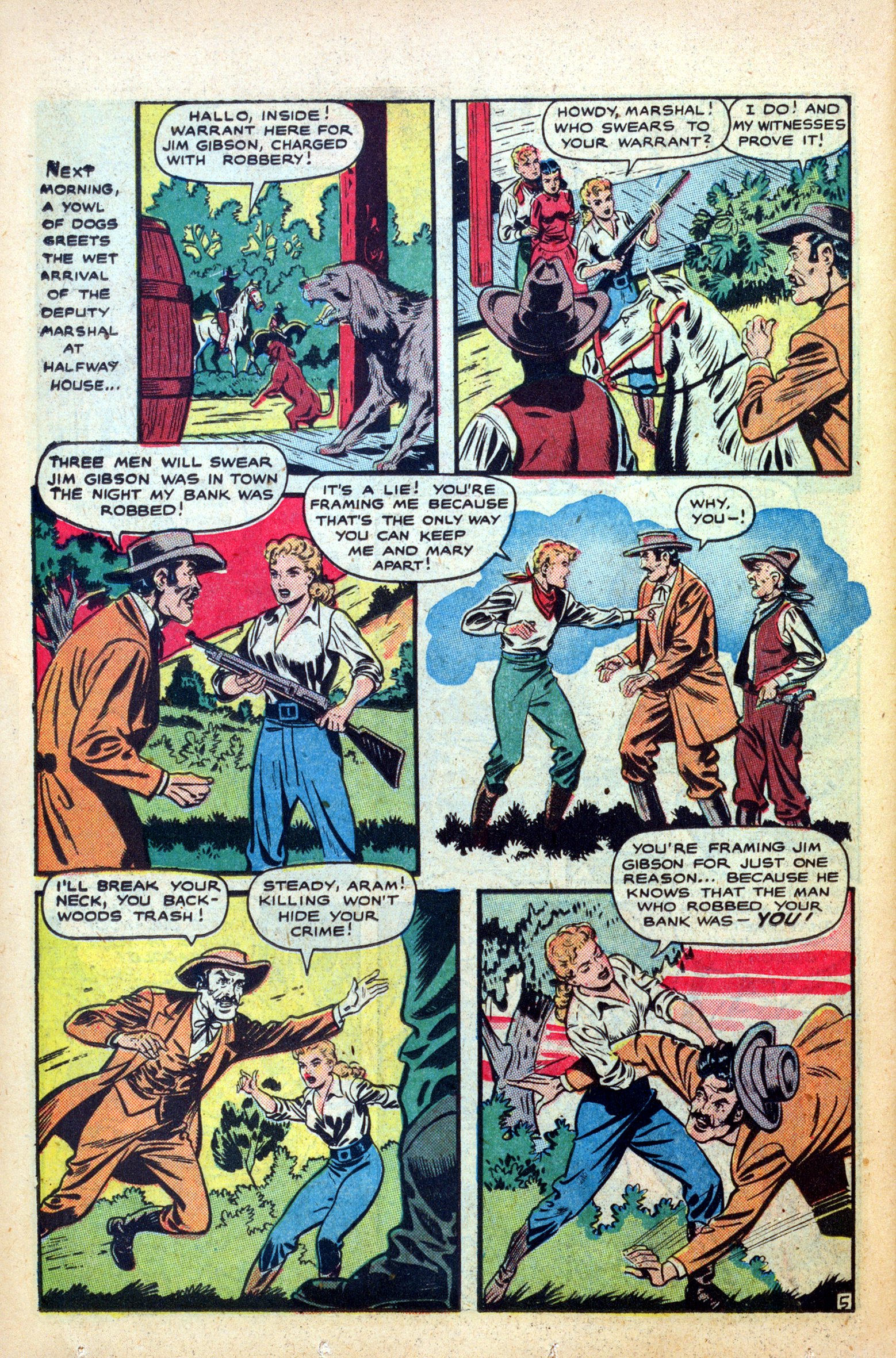 Read online Cowgirl Romances (1950) comic -  Issue #1 - 38