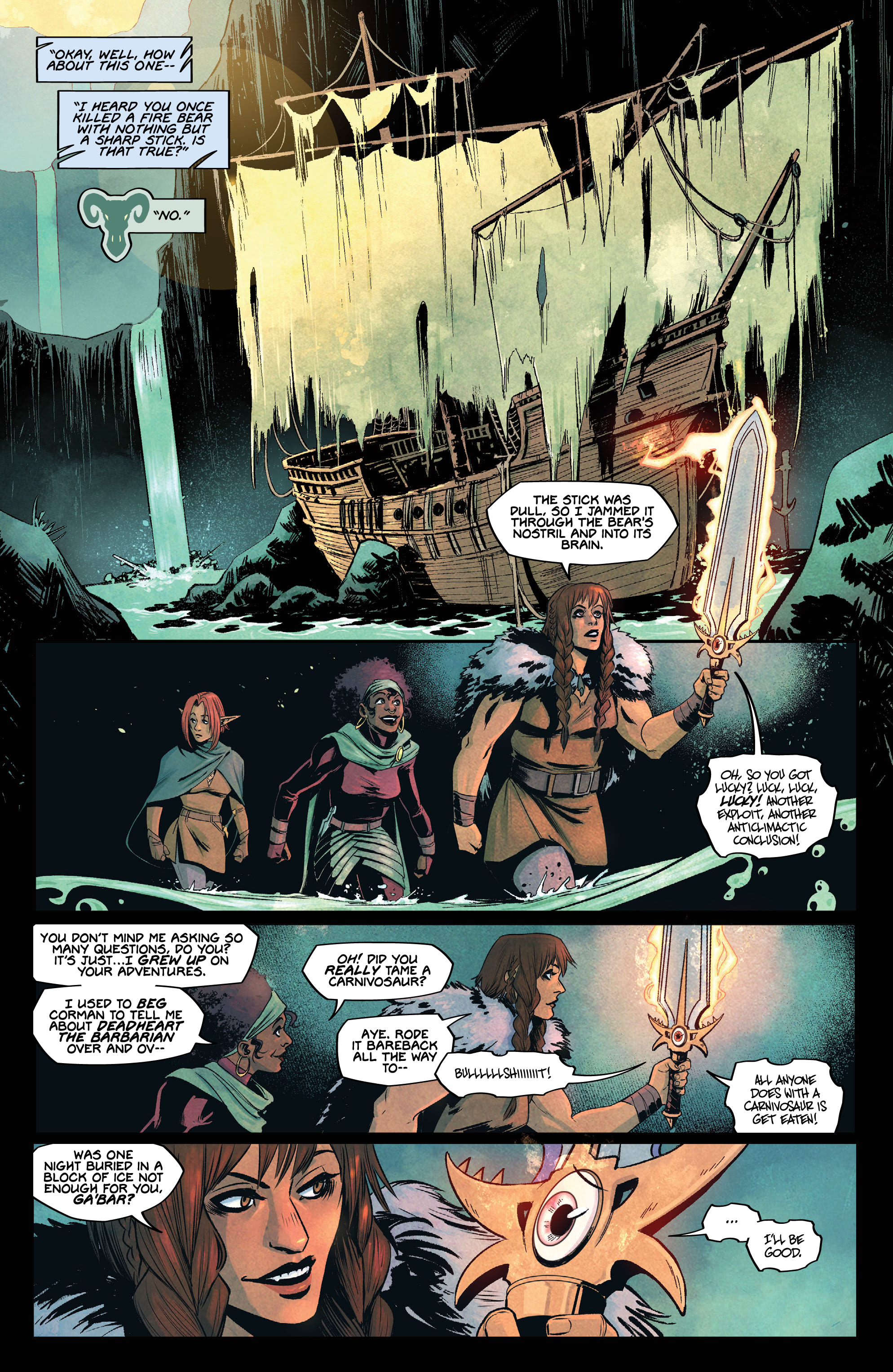 Read online Queen of Swords: A Barbaric Story comic -  Issue #1 - 3