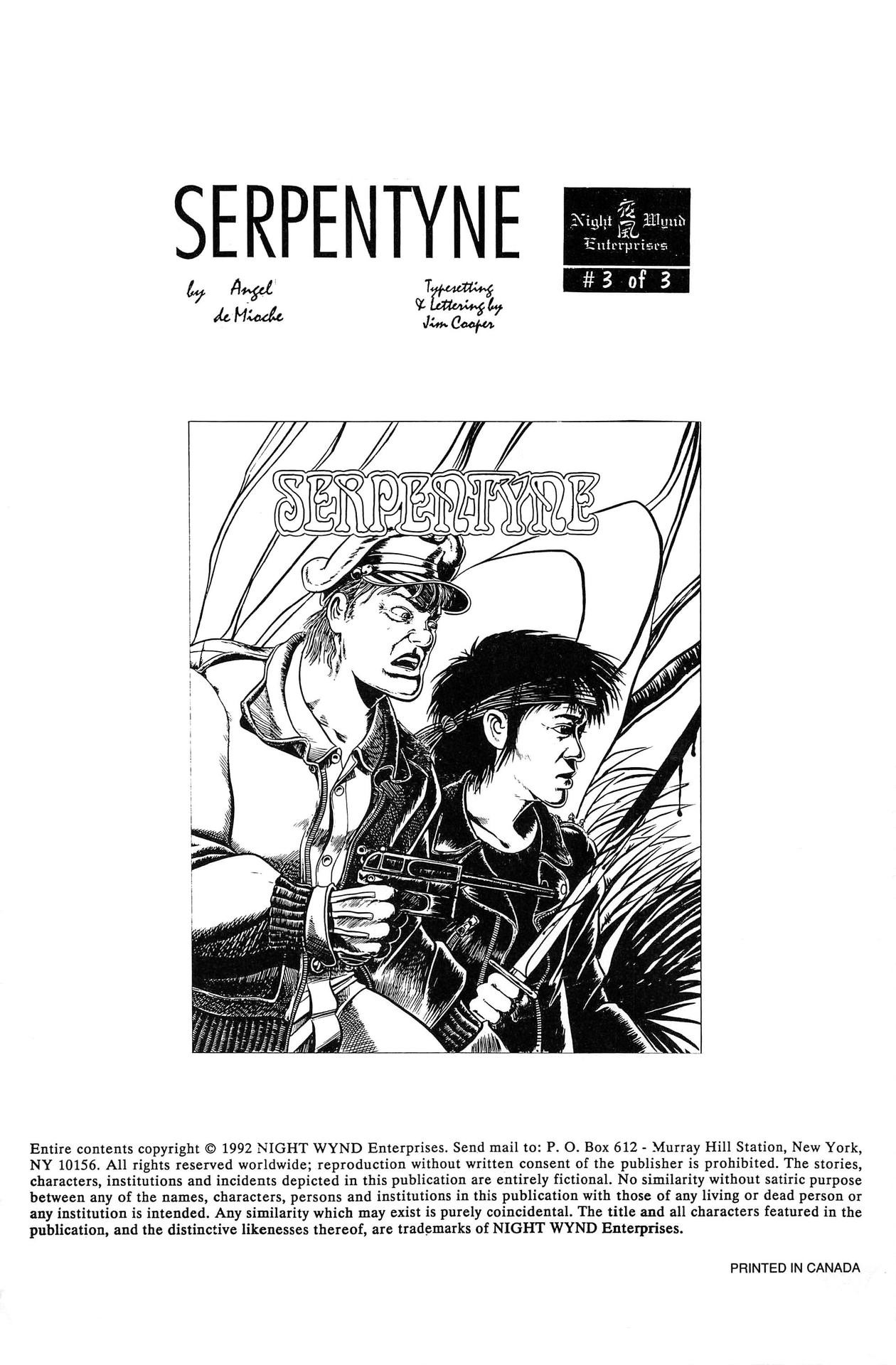 Read online Serpentyne comic -  Issue #3 - 2