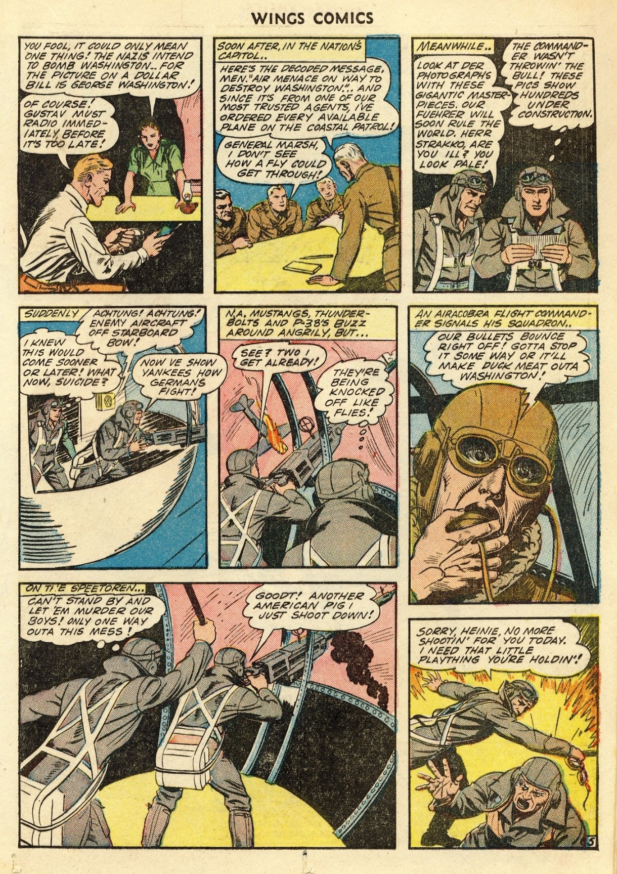 Read online Wings Comics comic -  Issue #36 - 32