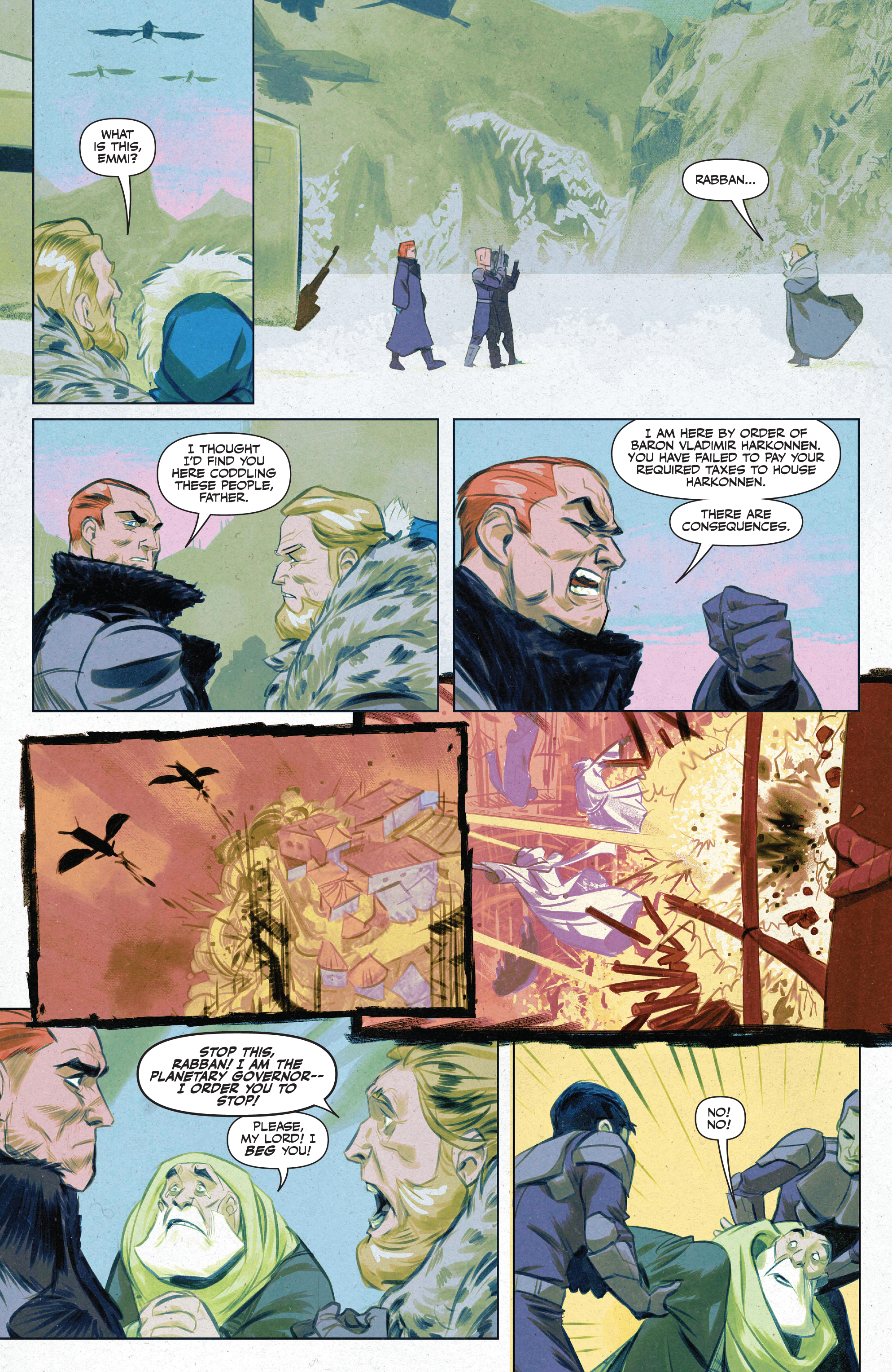 Read online Dune: House Harkonnen comic -  Issue #6 - 7