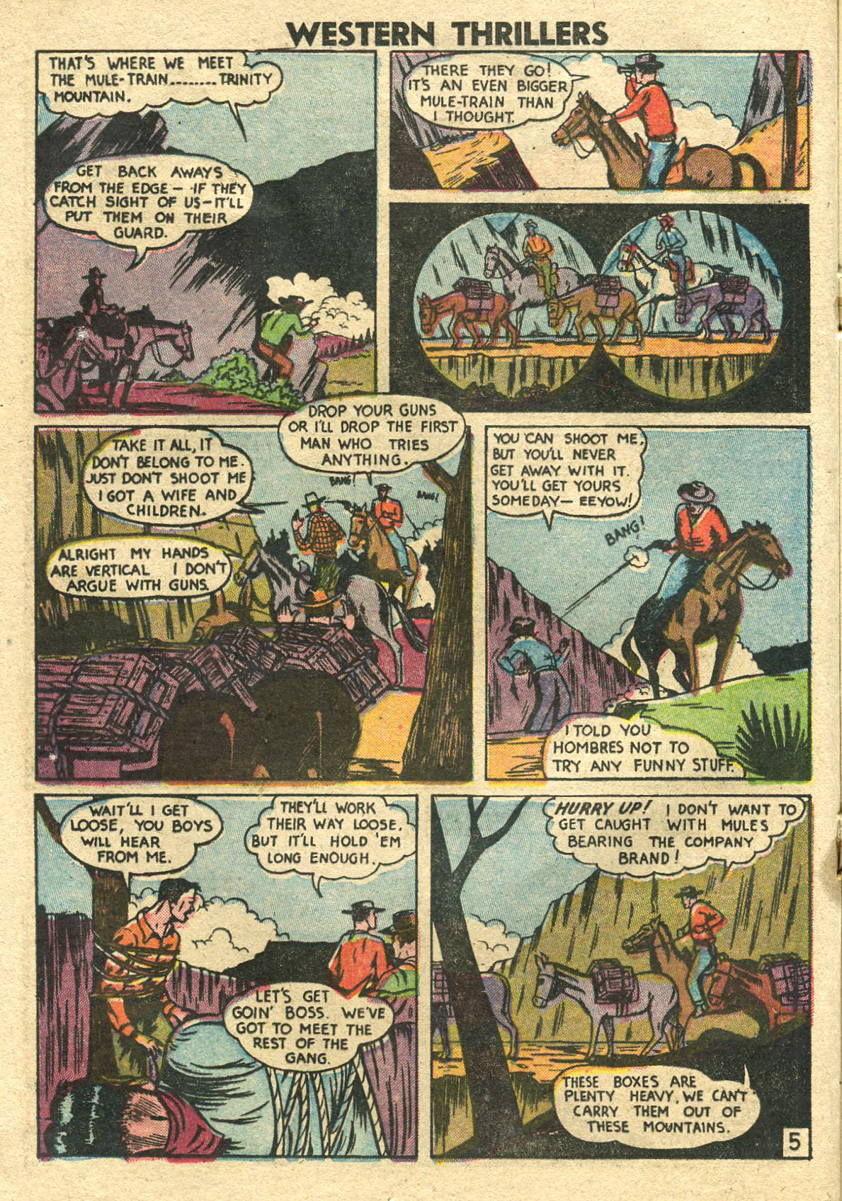Read online Western Thrillers (1948) comic -  Issue #3 - 16