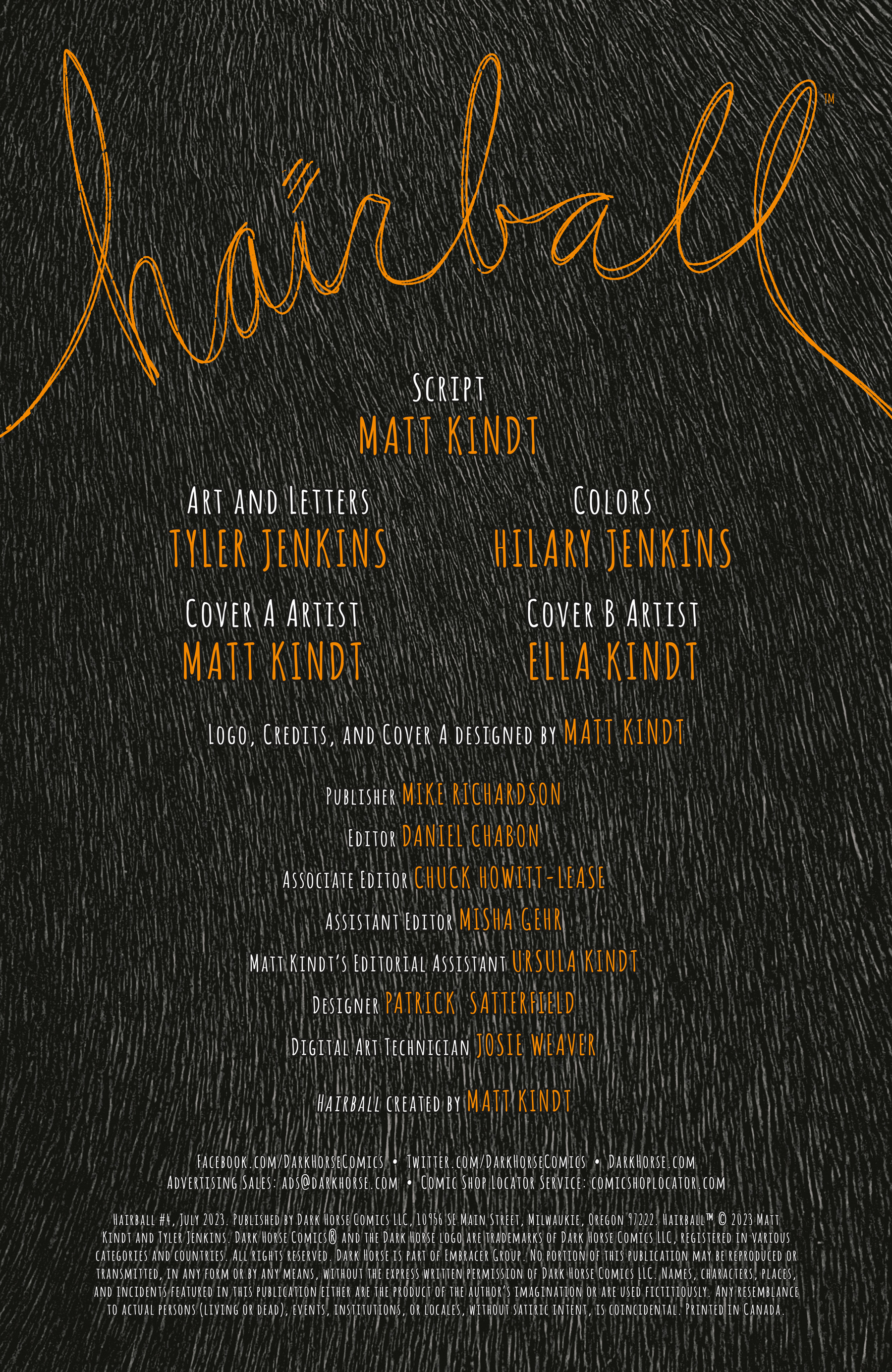 Read online Hairball comic -  Issue #4 - 2