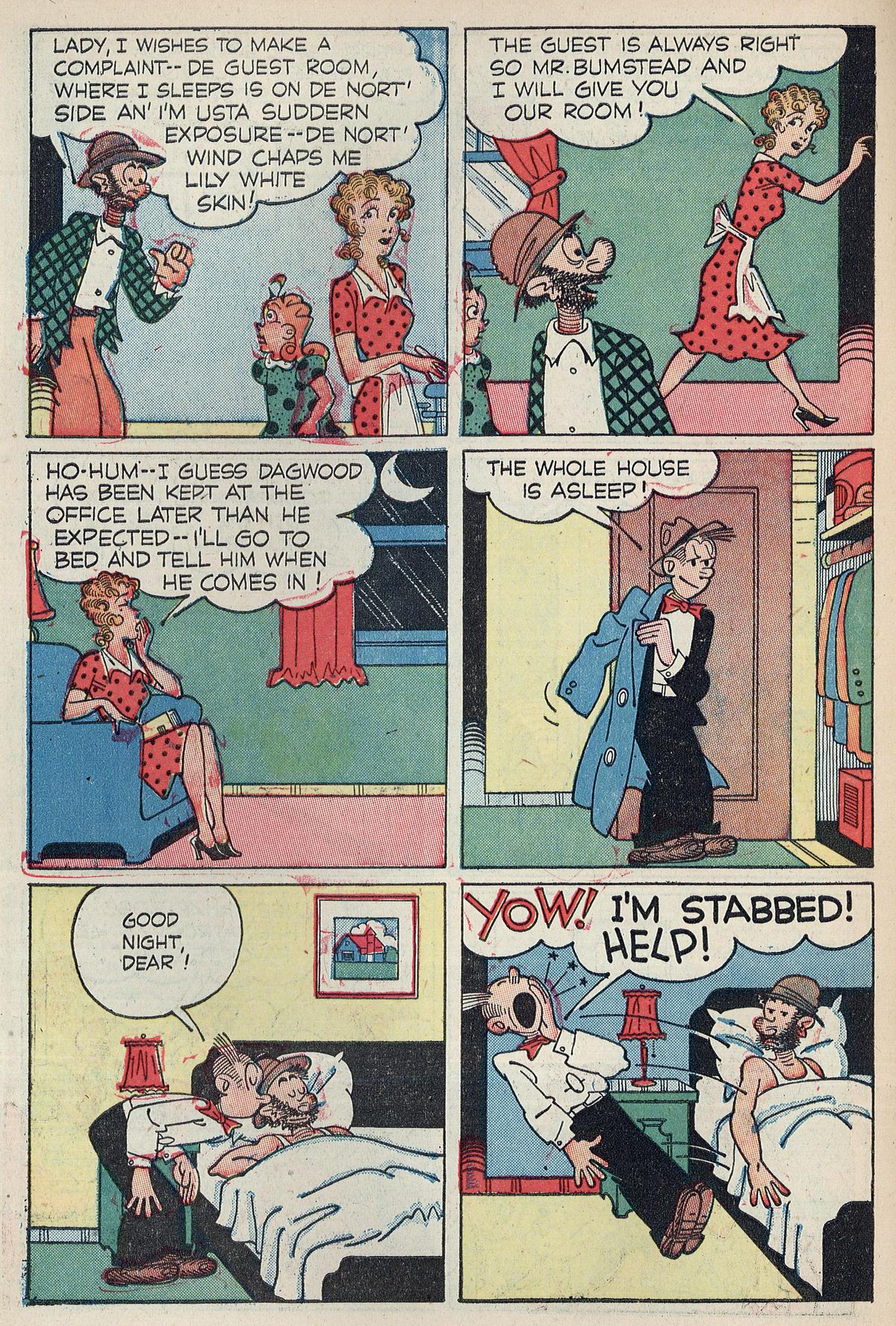 Read online Blondie Comics (1947) comic -  Issue #10 - 6