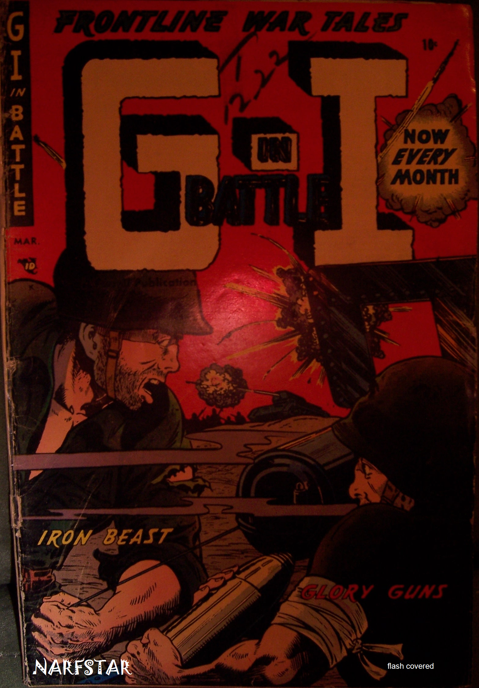 Read online G-I in Battle (1952) comic -  Issue #6 - 37