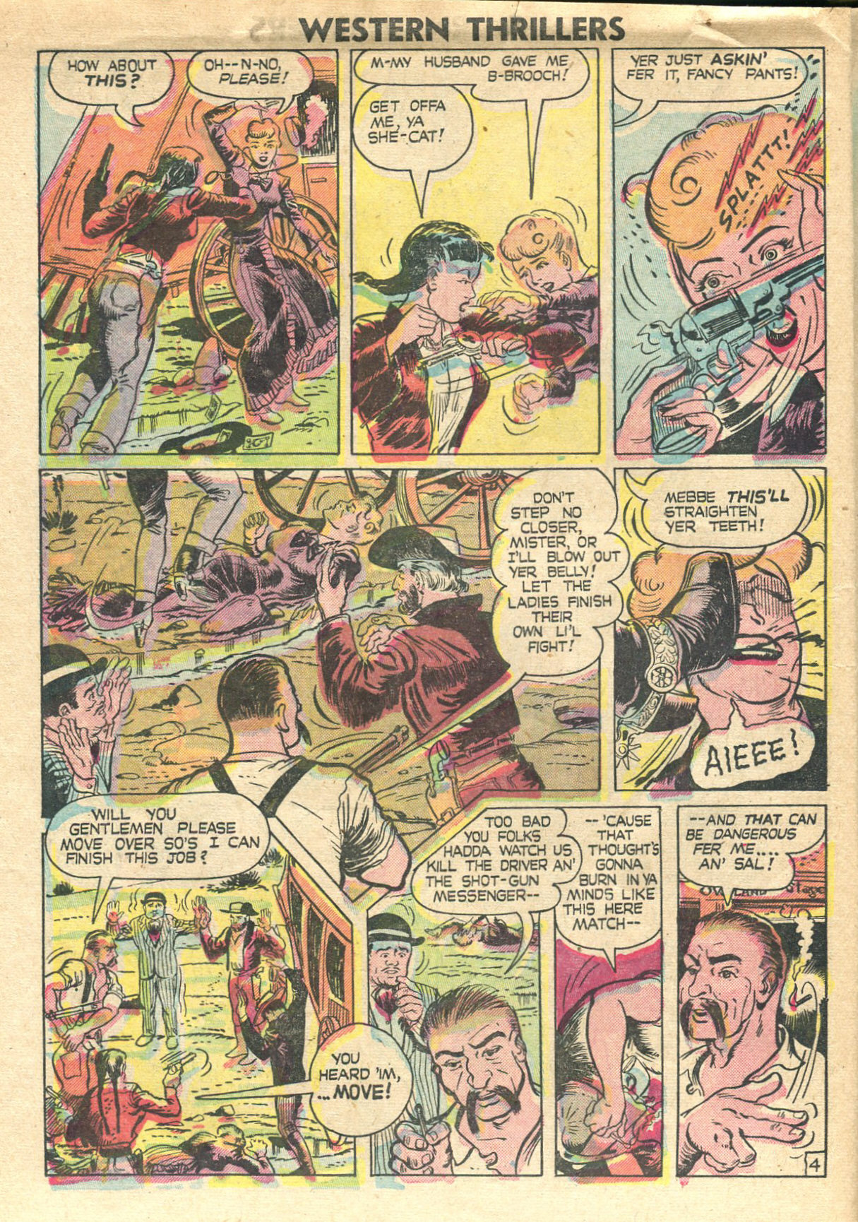 Read online Western Thrillers (1948) comic -  Issue #1 - 16