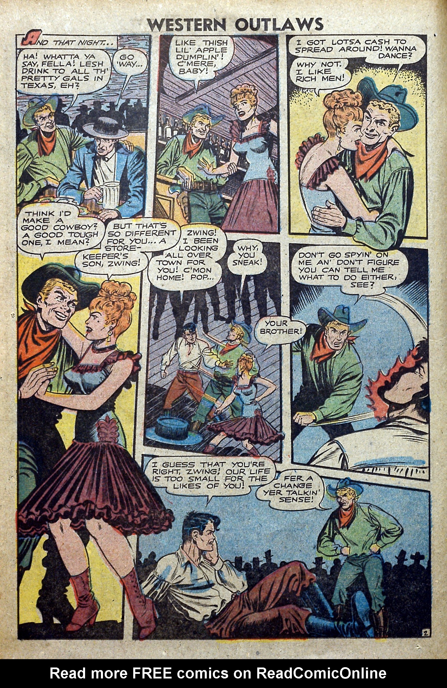Read online Western Outlaws (1948) comic -  Issue #17 - 14