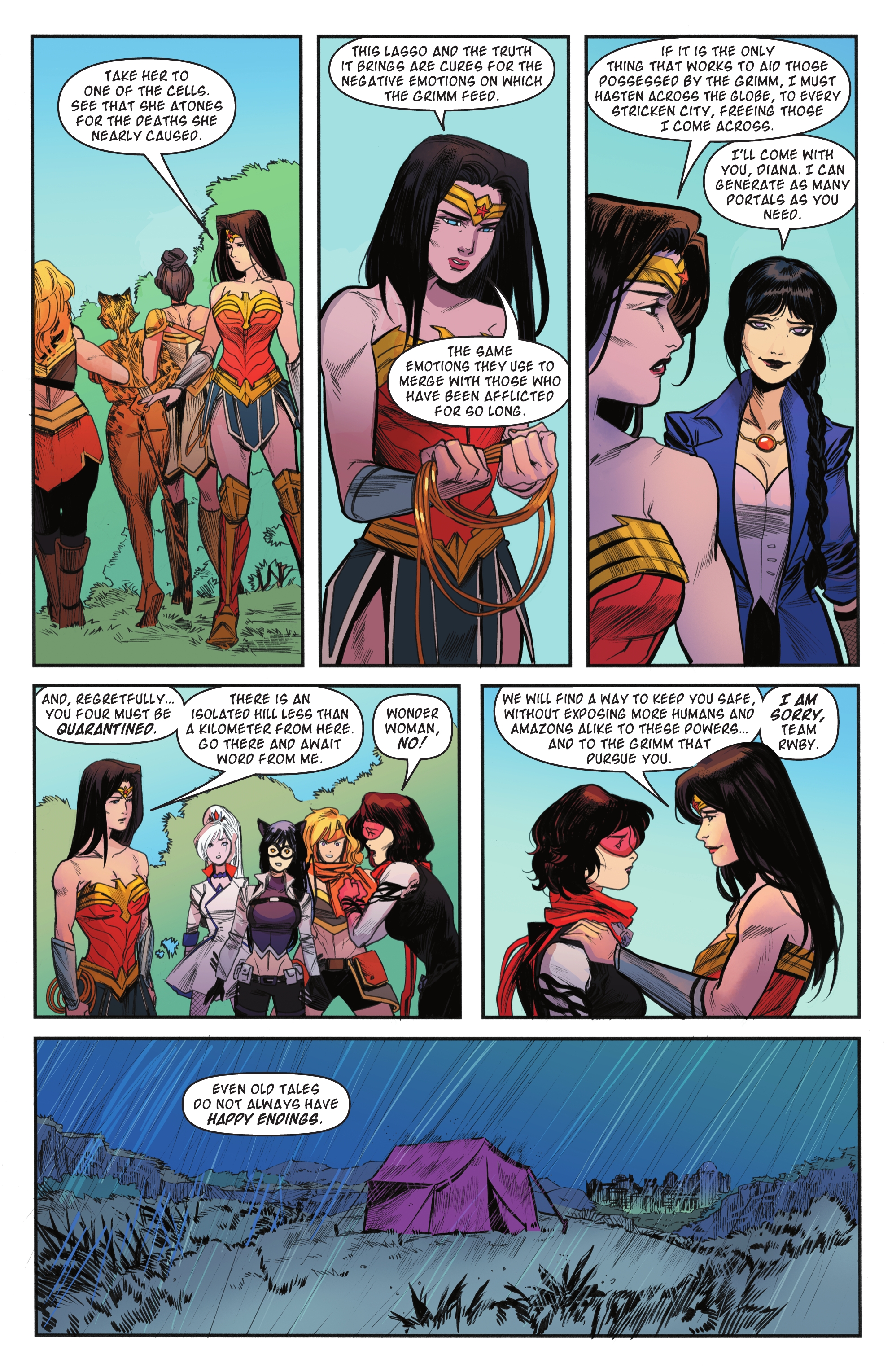 Read online DC/RWBY comic -  Issue #4 - 10