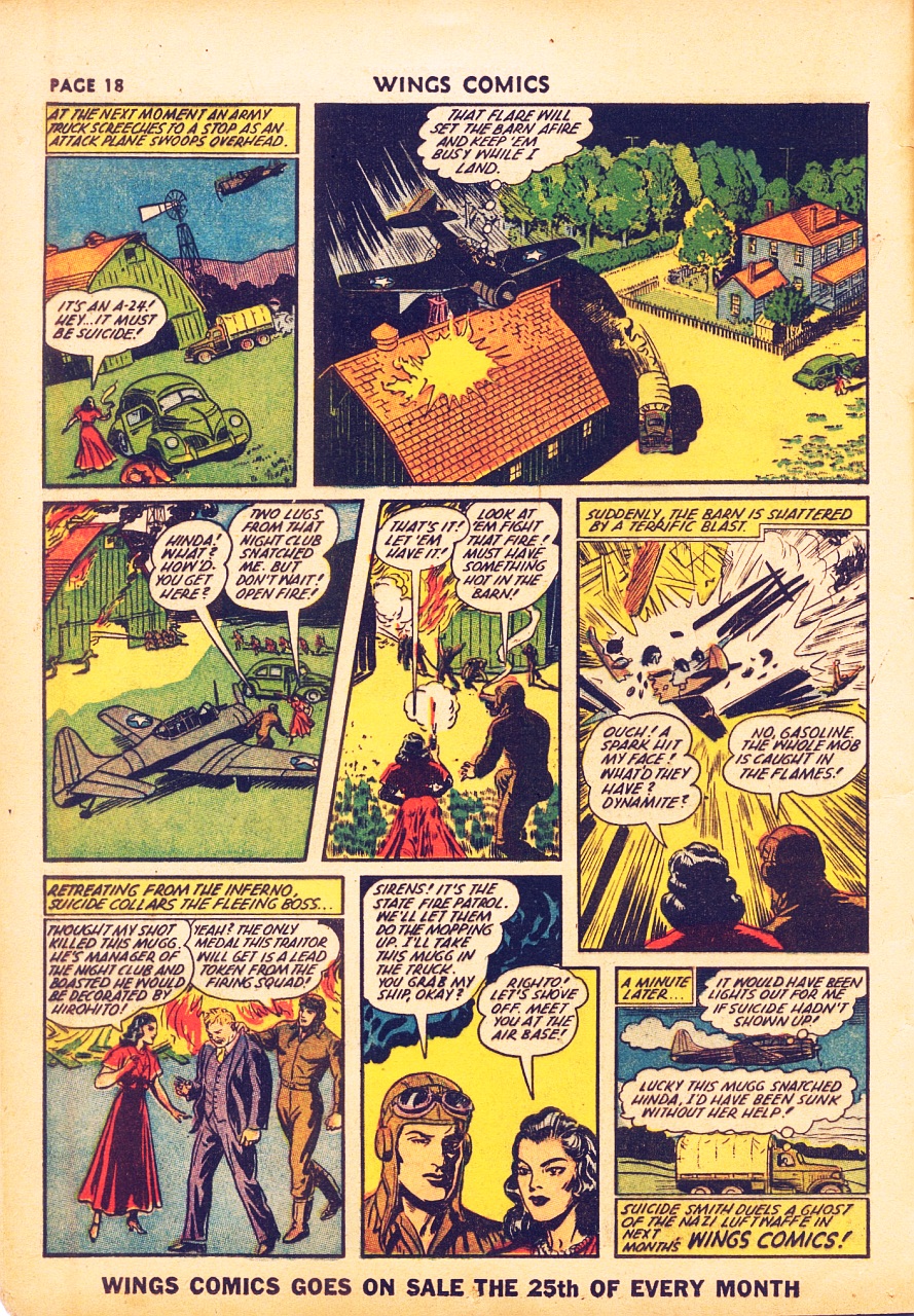 Read online Wings Comics comic -  Issue #28 - 21