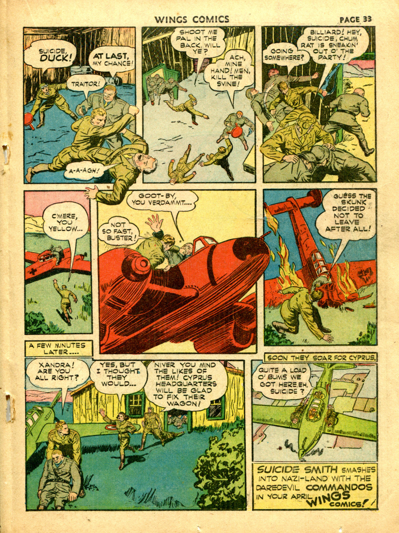 Read online Wings Comics comic -  Issue #19 - 36