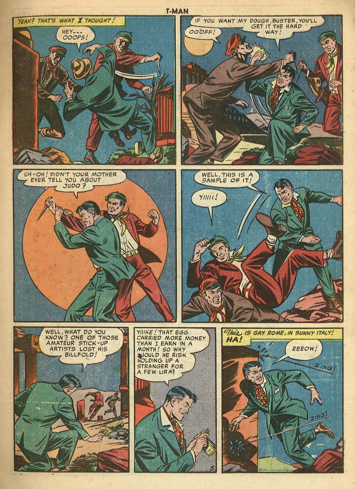 Read online T-Man: World Wide Trouble Shooter comic -  Issue #1 - 7
