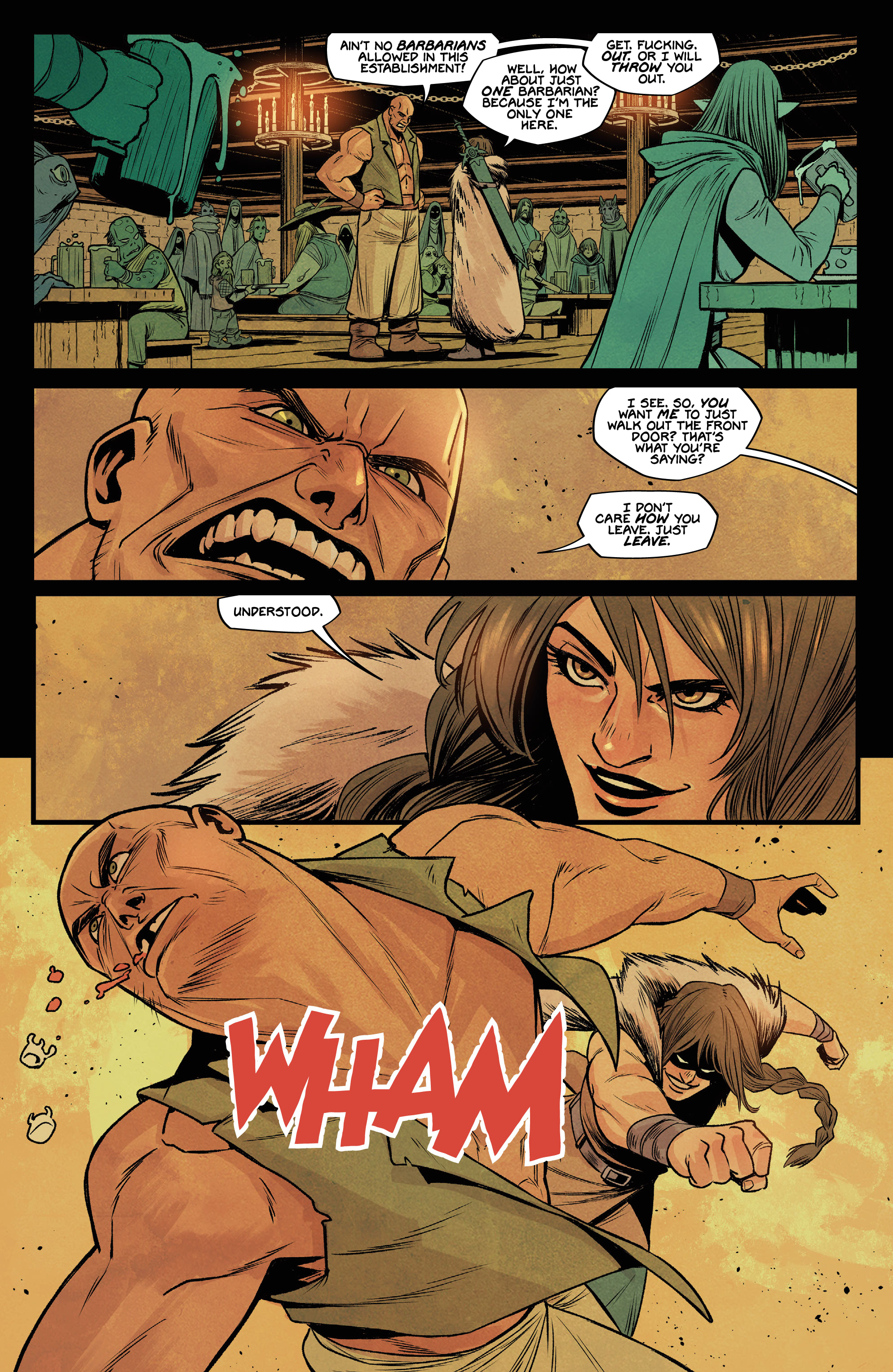 Read online Queen of Swords: A Barbaric Story comic -  Issue #1 - 18
