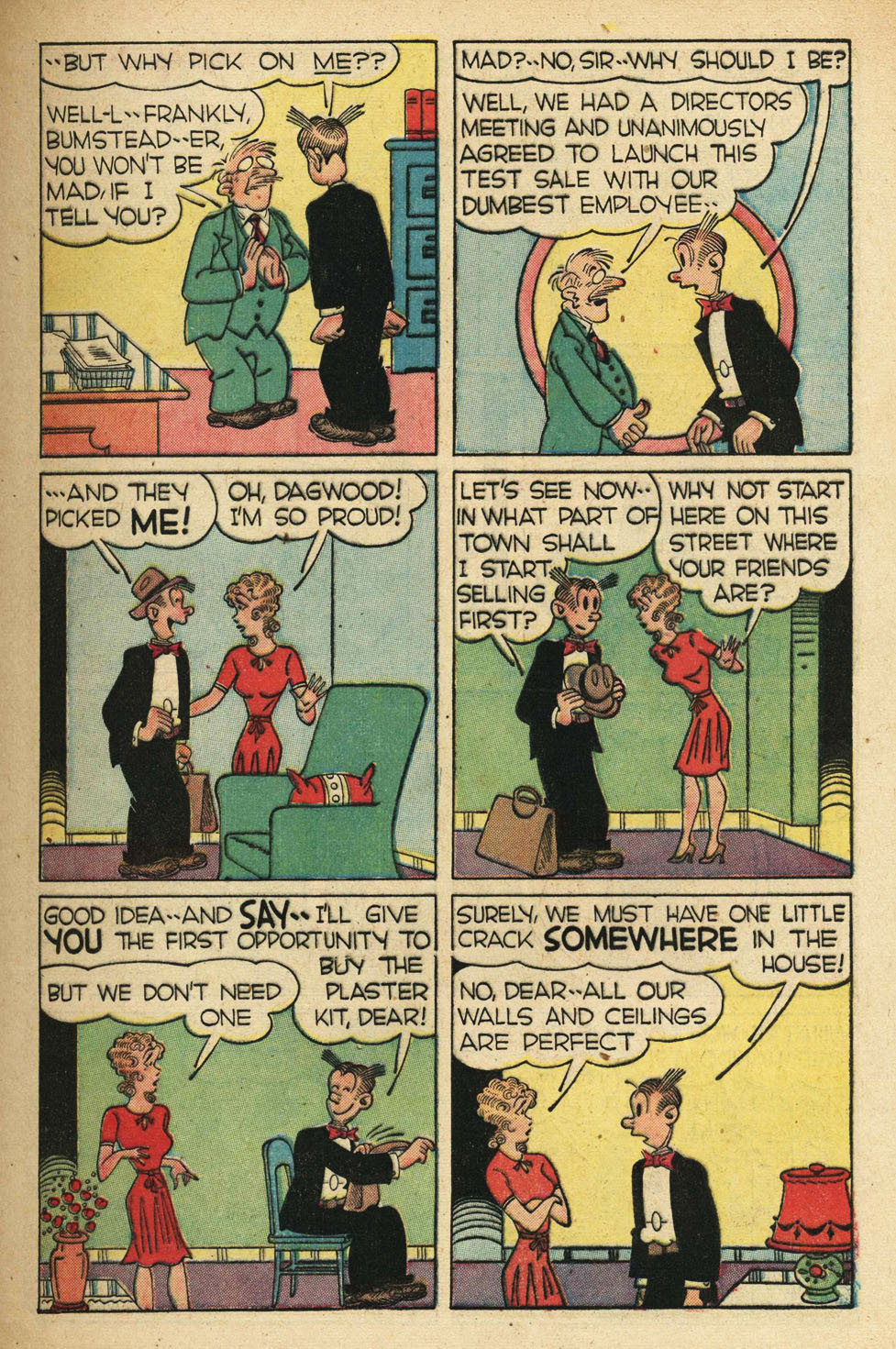 Read online Blondie Comics (1947) comic -  Issue #6 - 5