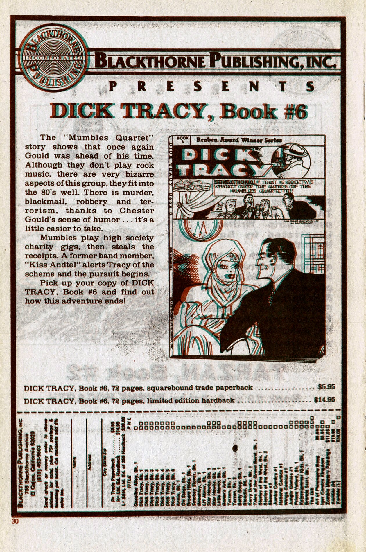 Read online Blackthorne 3-D Series comic -  Issue #4 - 32