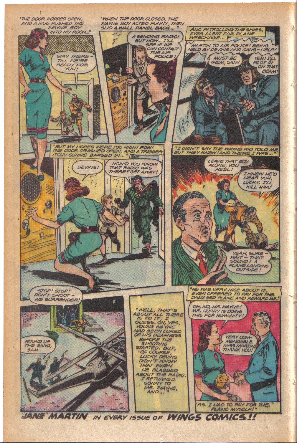 Read online Wings Comics comic -  Issue #91 - 19