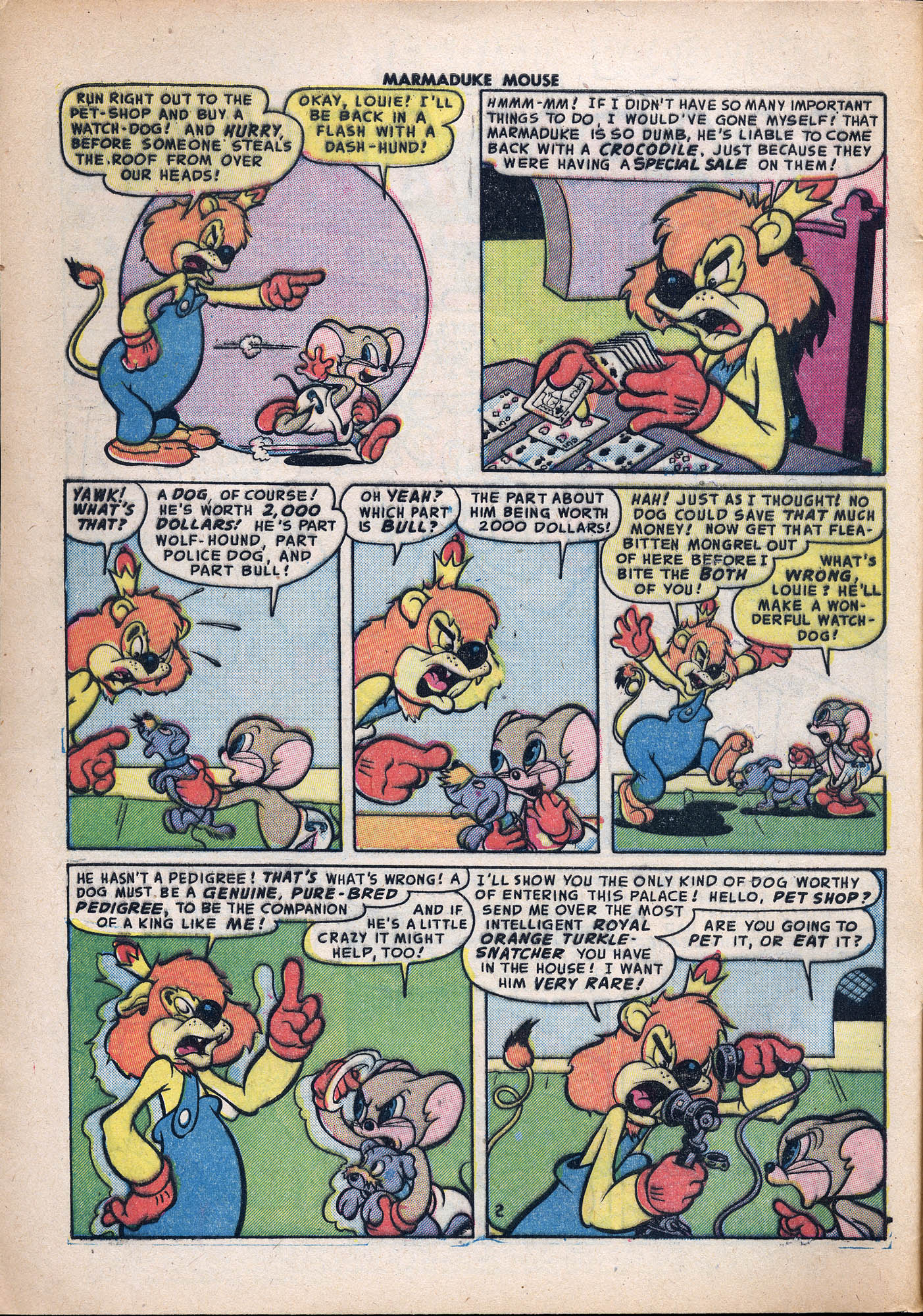 Read online Marmaduke Mouse comic -  Issue #34 - 4
